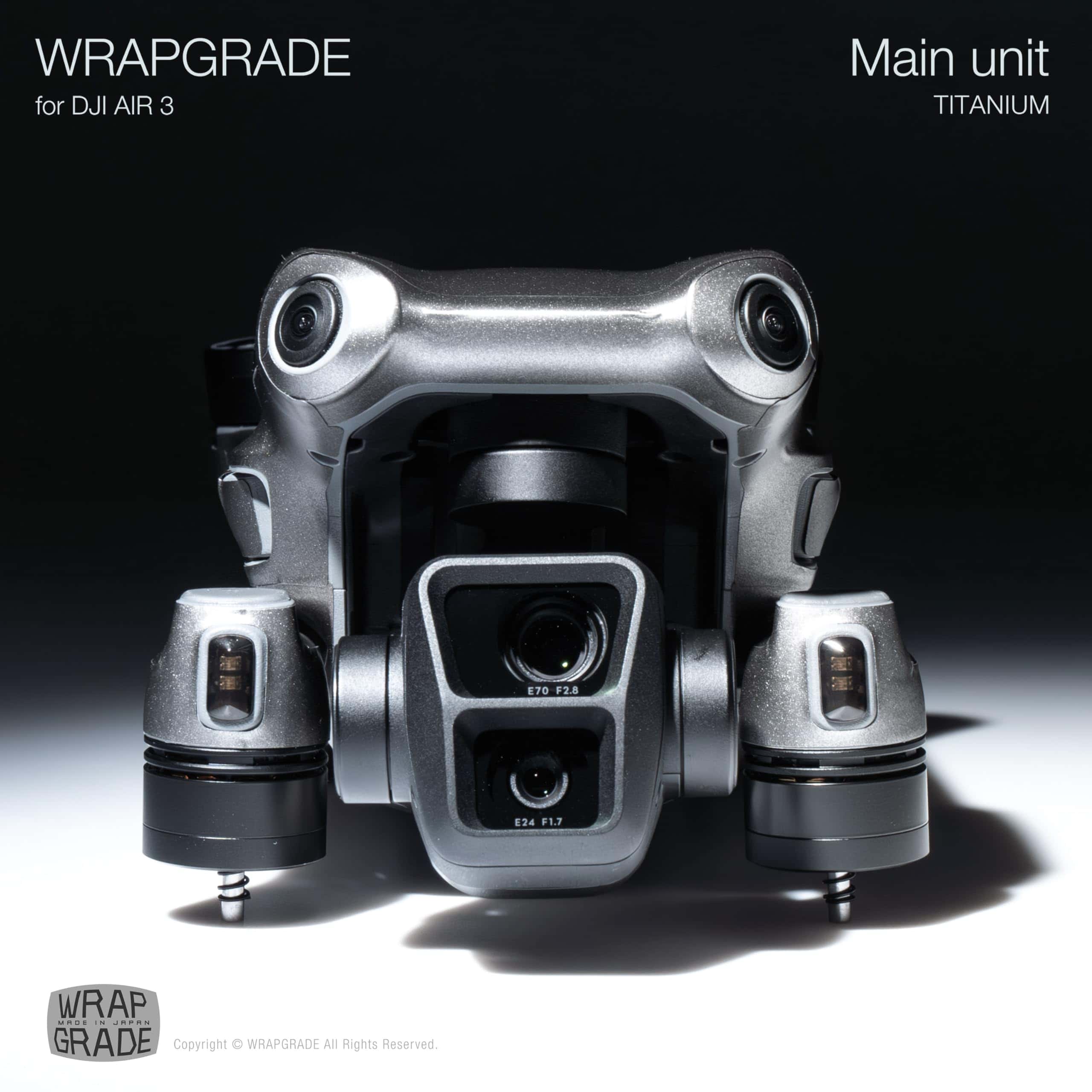Calcomanías de piel WRAPGRADE compatibles con DJI Air 3 | - Image 7
