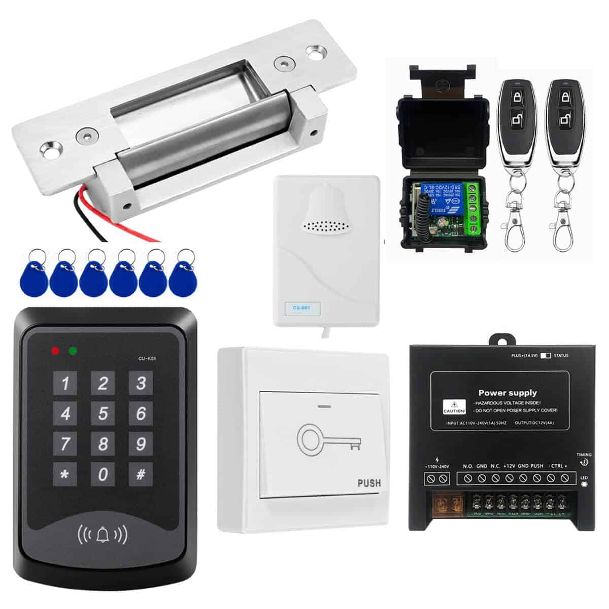 Kit de Control de Acceso con Teclado RFID Cerradura con