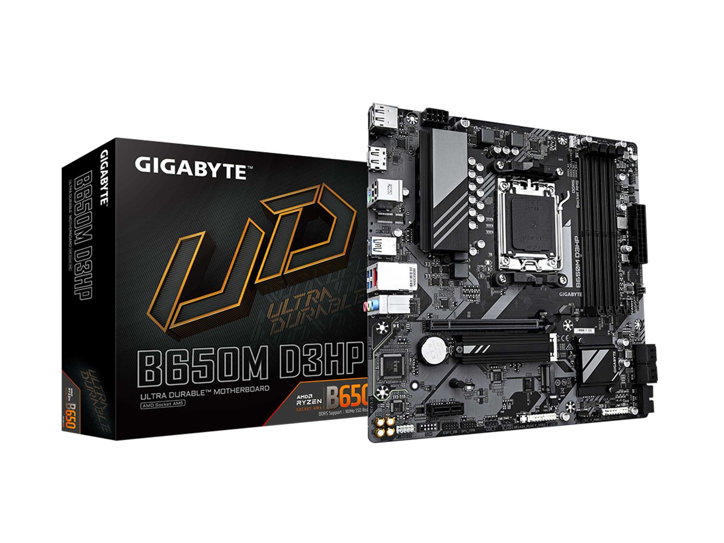 GIGABYTE B650M D3HP (AM5/ LGA 1718/ AMD/ B650/ Micro ATX/