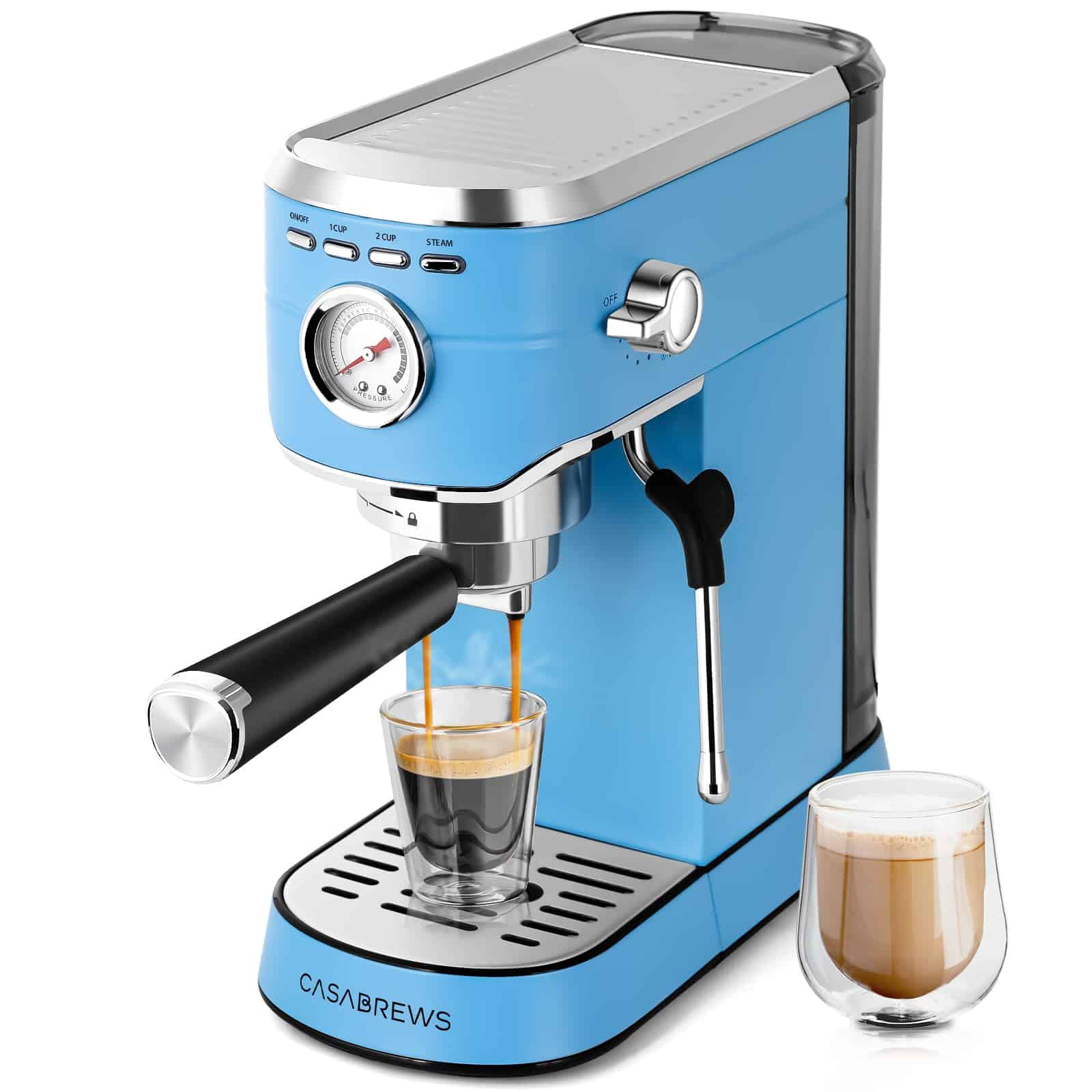 Cafetera Espresso CASABREWS 20 BAR Regalo Navidad -Azul