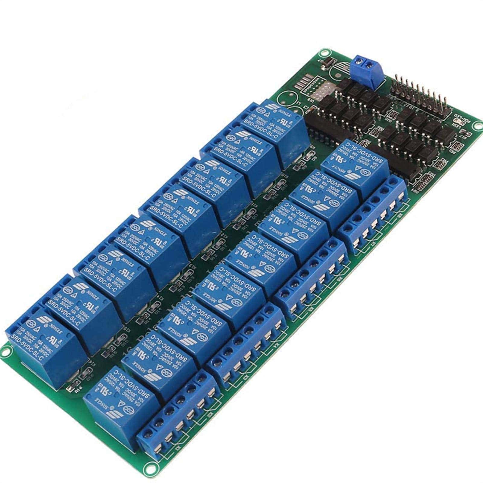Placa De Interfaz De Relé De 16 Canales 5v Aceirmc Con