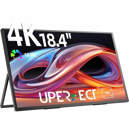 Monitor Portatil UPERFECT de 18.4'' 4K IPS HDR Entrada USB C