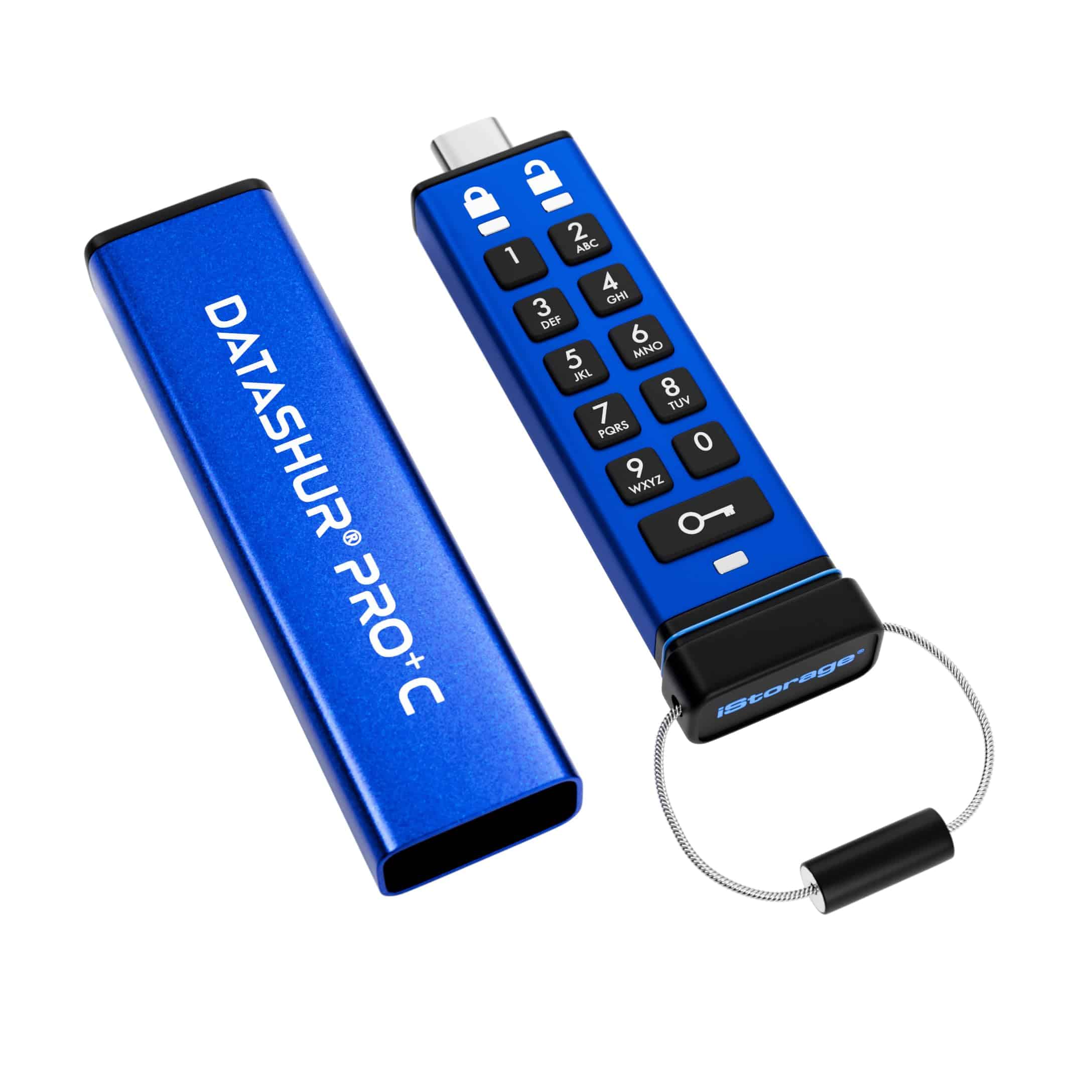 iStorage datAshur PRO+C 512GB | Memoria USB segura con USB