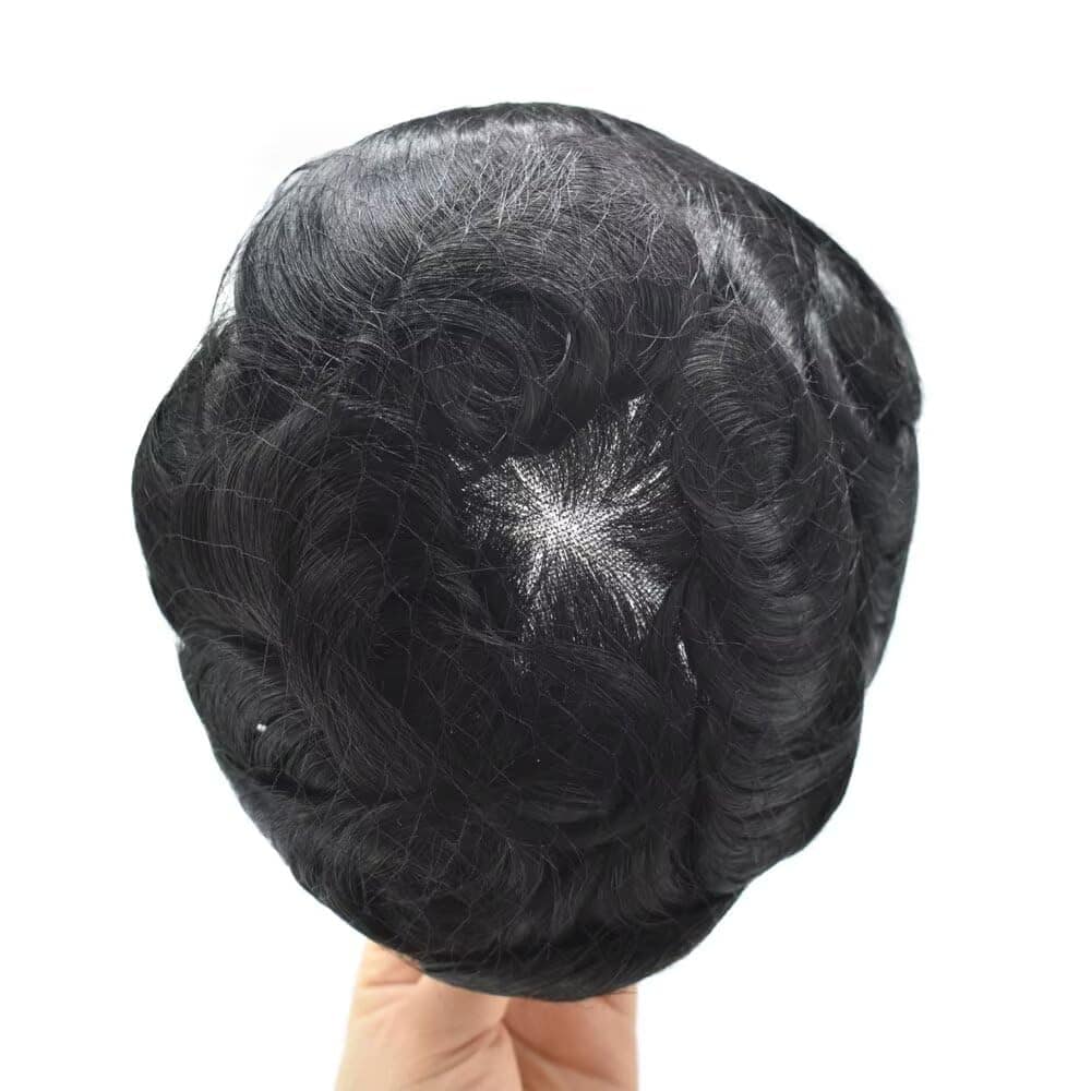 Toupee para Hombres FACE MIRACLE en Encaje Francés con - Imagen 7