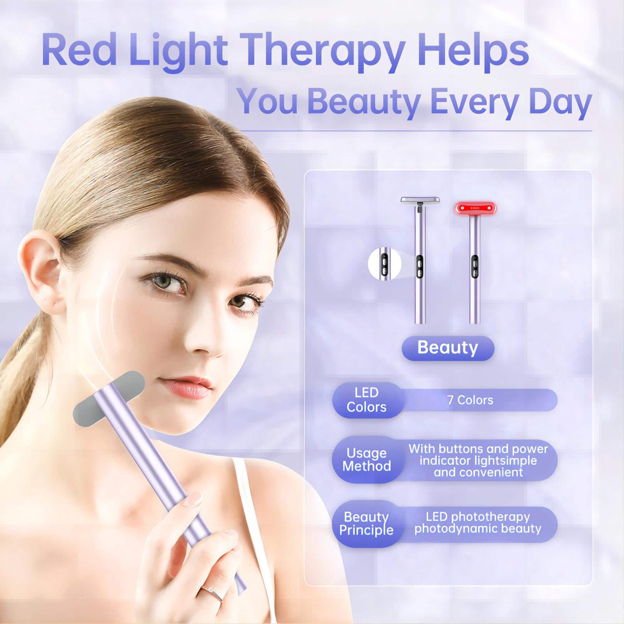Varita de Terapia de Luz Fxtiaa, Terapia de Luz Roja para - Image 5
