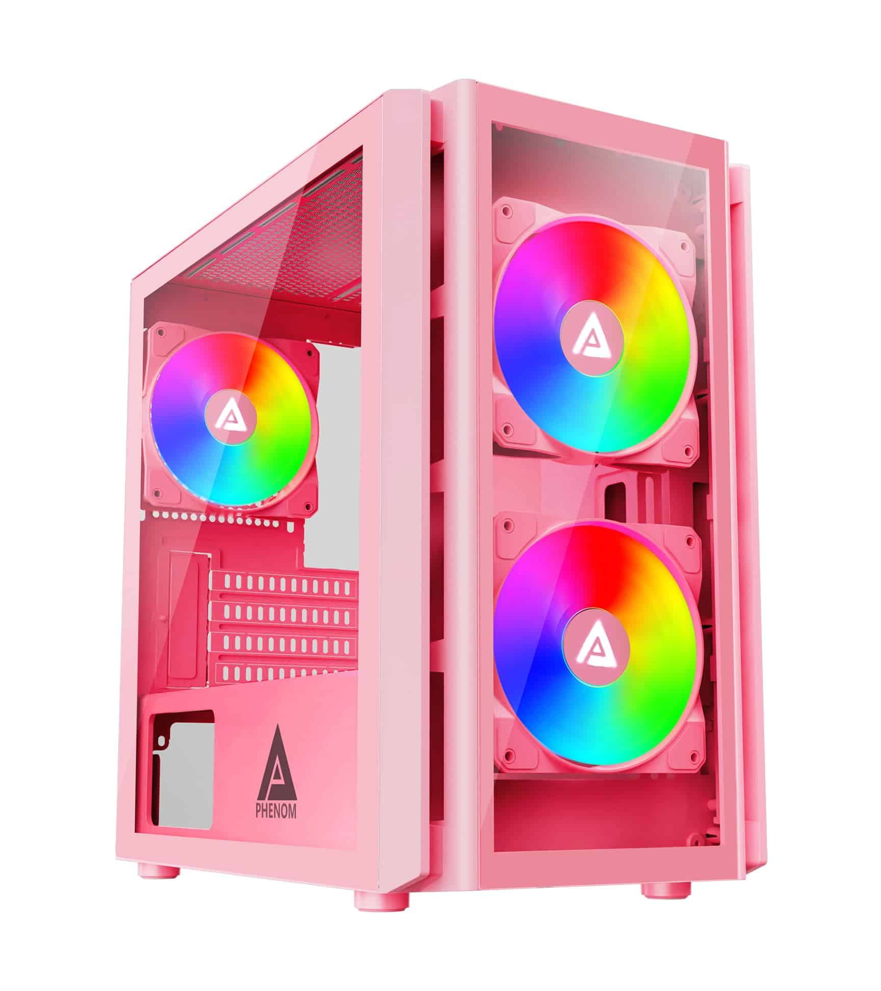 Apevia Phenom-PK Phenom Caja de PC para Gaming Micro-ATX