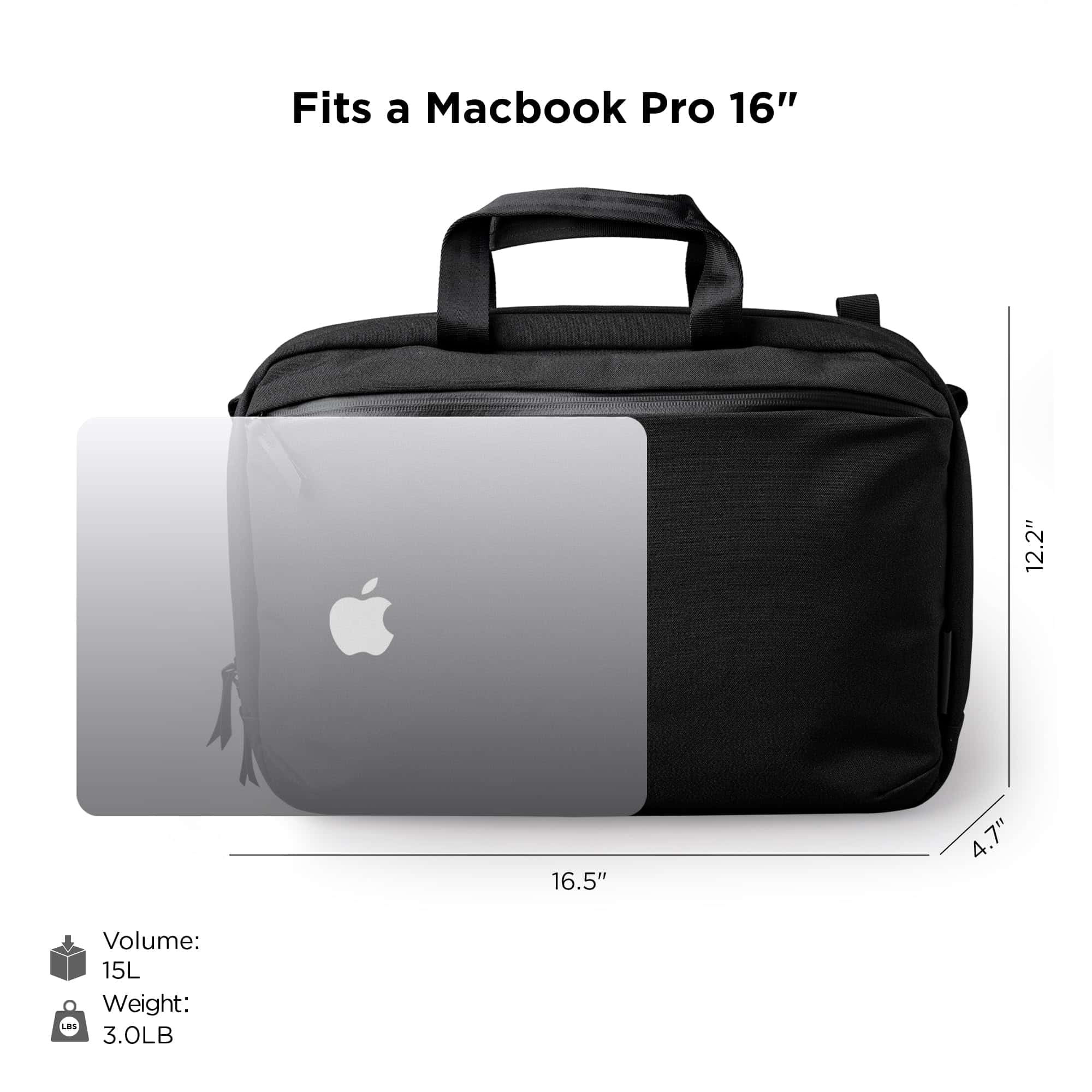 ALPAKA Elements Tech Brief Pro: Funda para Laptop de 16" - Image 3