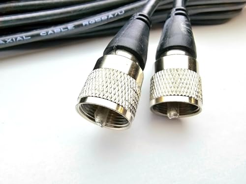 Cable Coaxial para Antena CB Pro Trucker RG58, 100 pies UHF