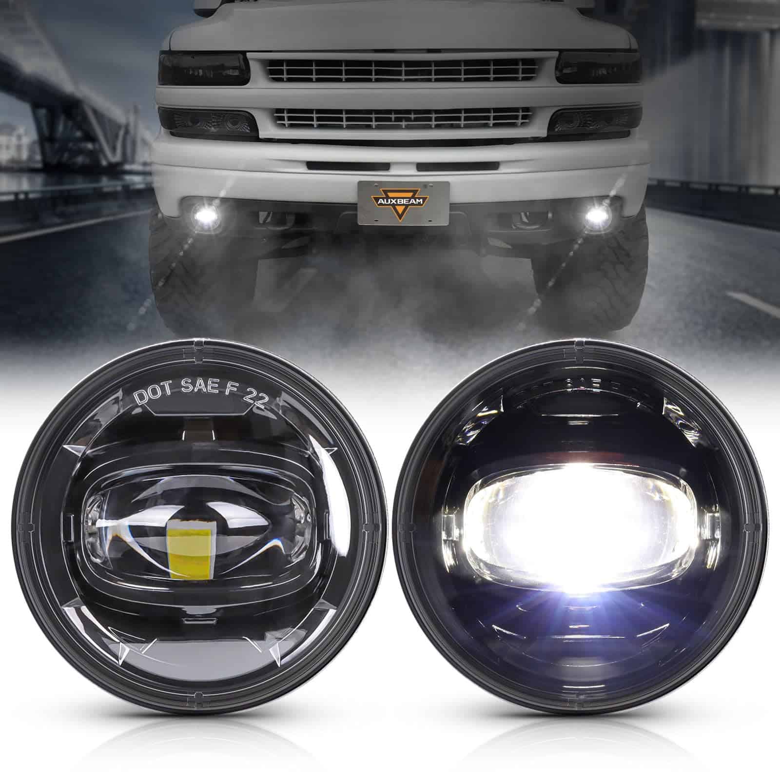 Luces antiniebla LED Auxbeam Aprobadas por DOT para