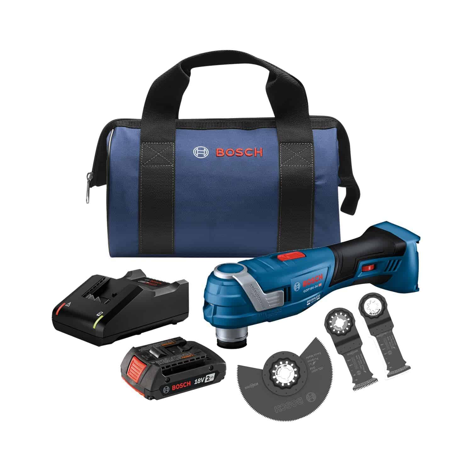 BOSCH GOP18V-34B12 Kit de herramientas múltiples oscilantes