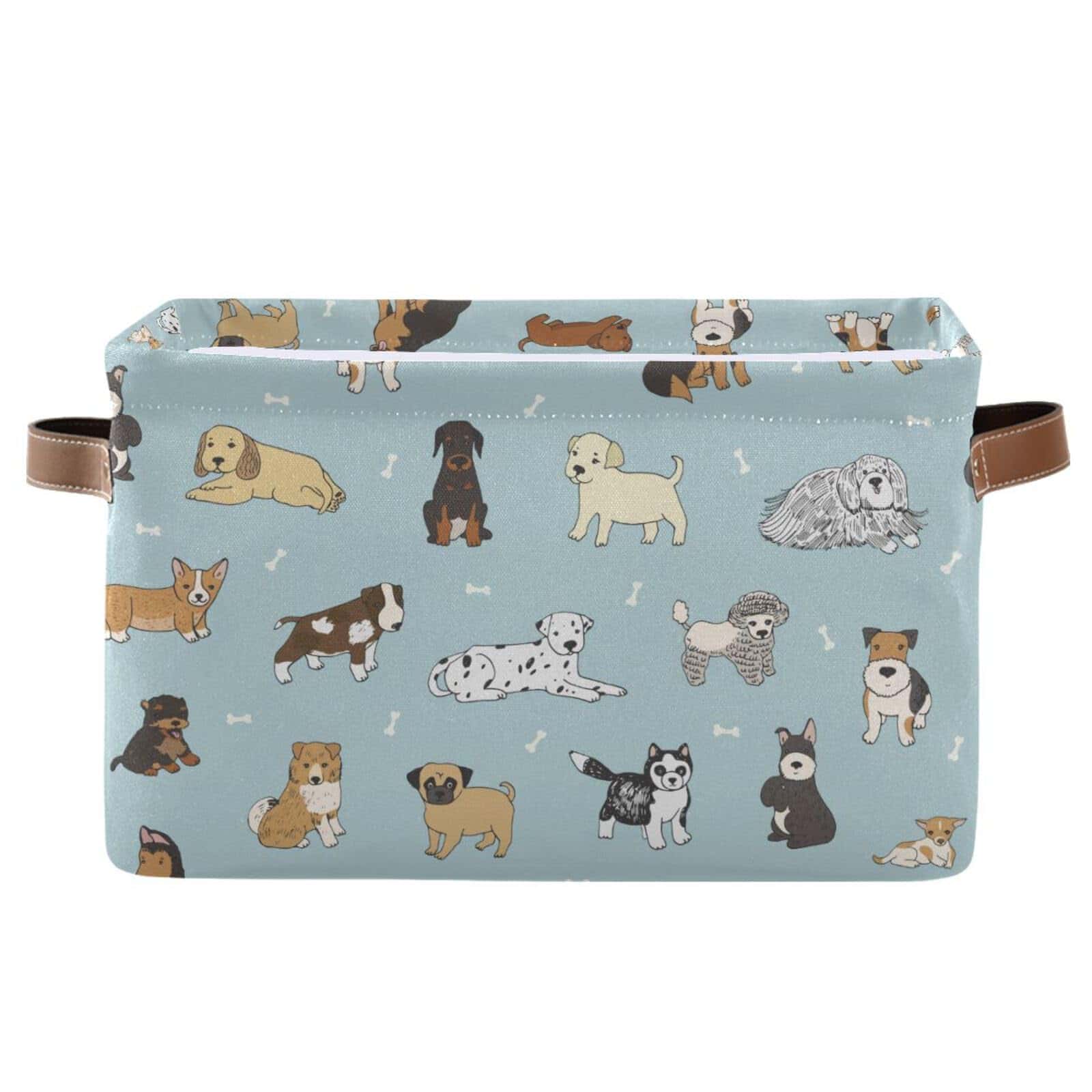 XUWU Cesta de Almacenamiento Perro Cachorro Lindo