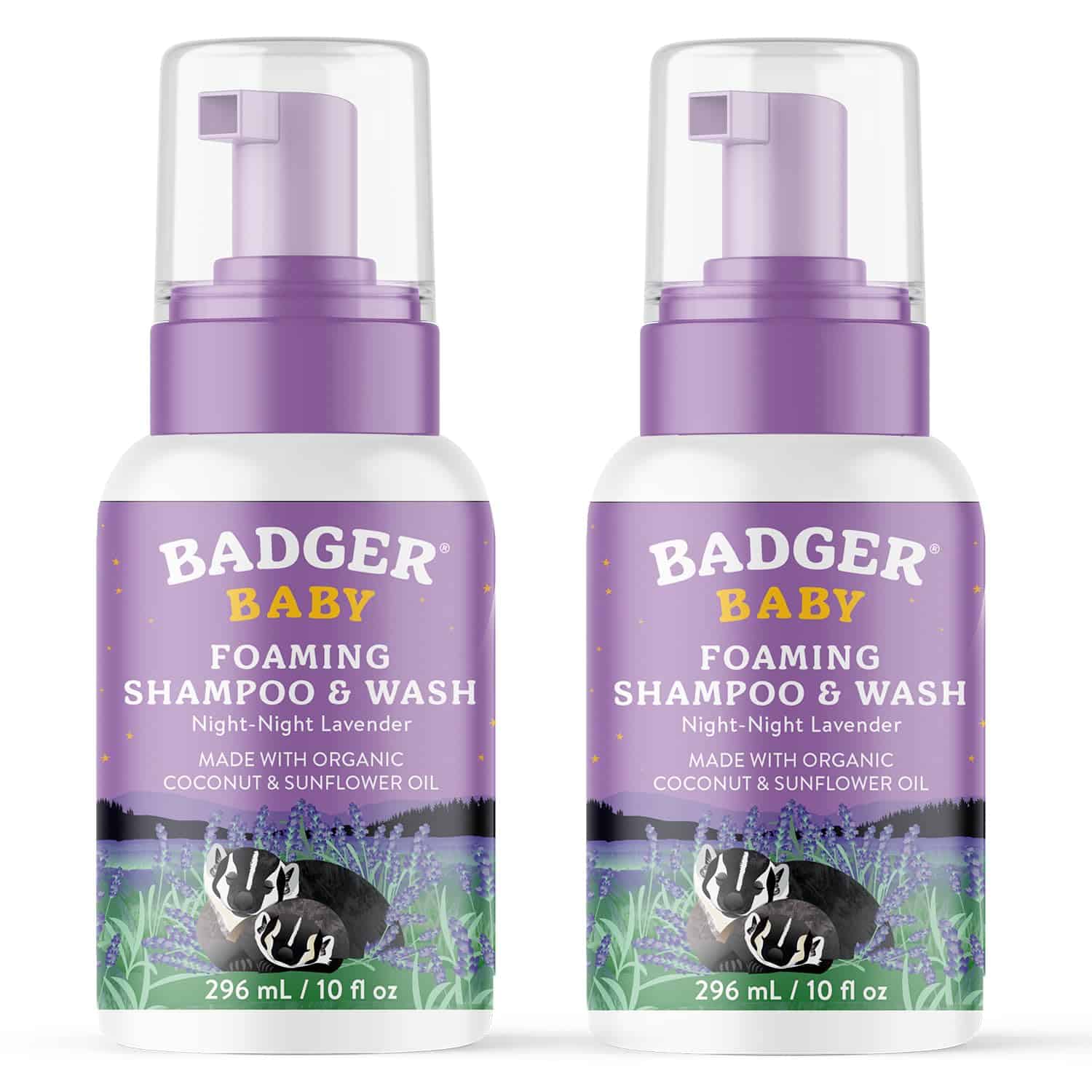 Champú y Gel de Baño para Bebés Espumoso de Tejón, Suave y
