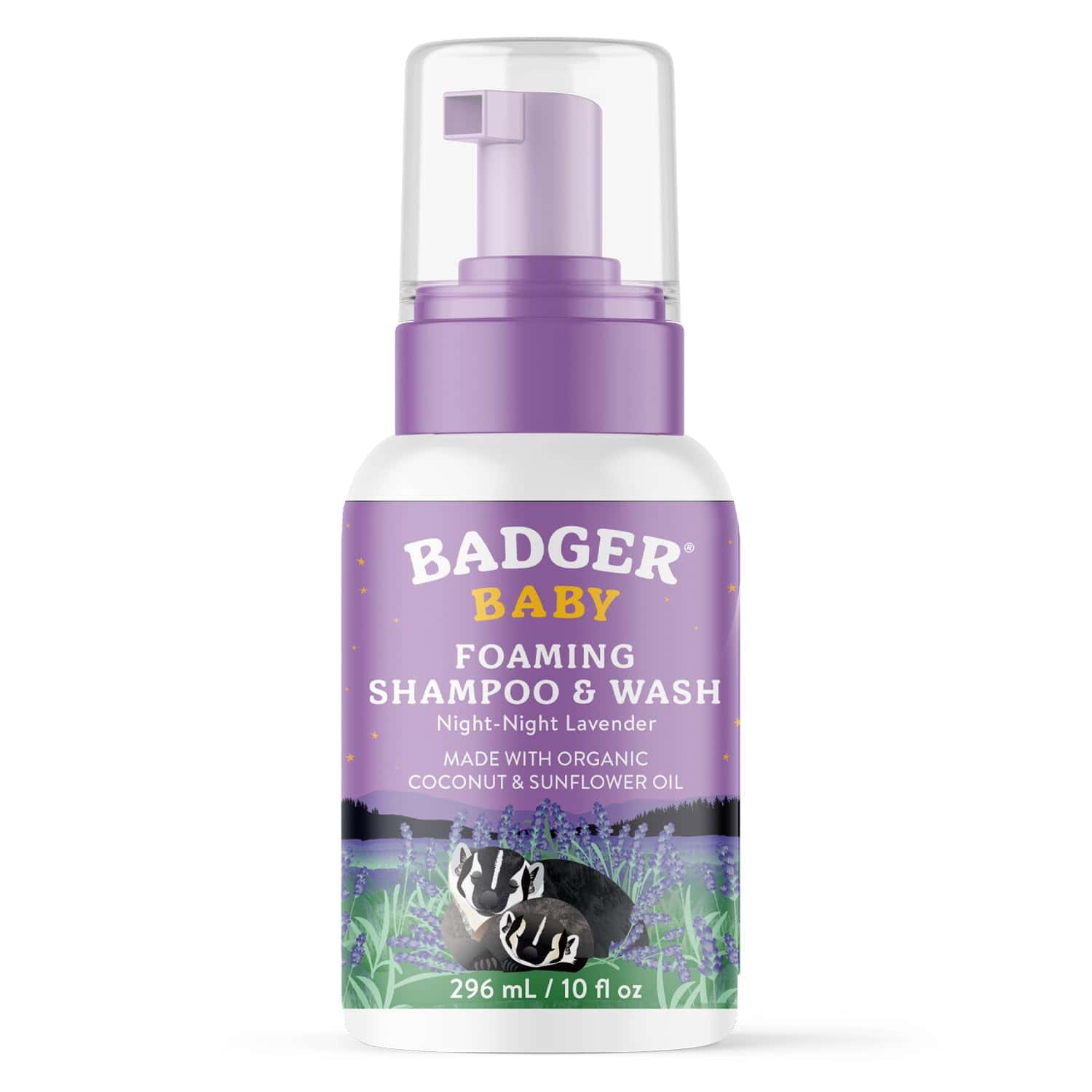 Jabón y Champú para Bebés Relajante de Lavanda Noche Noche,