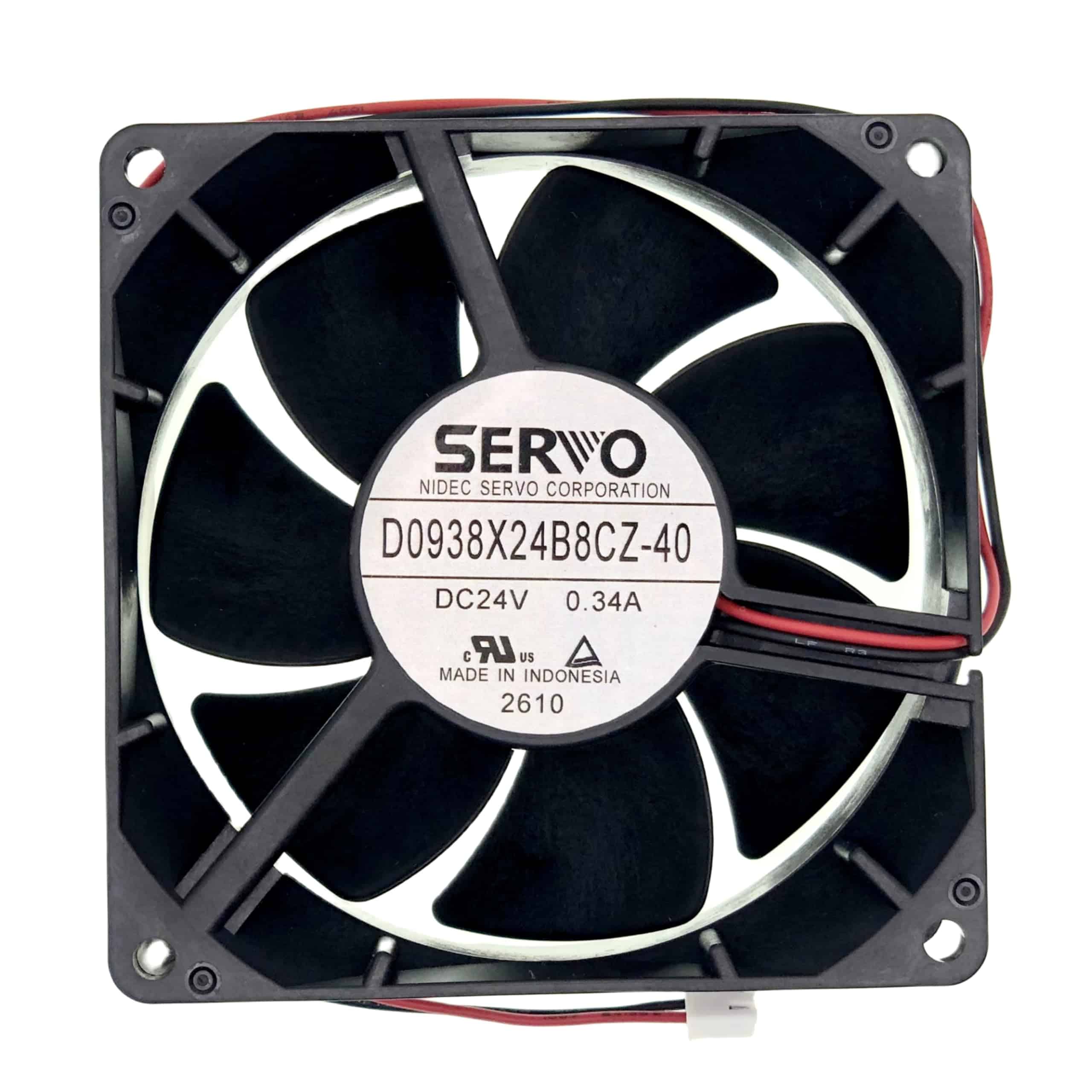 Ventilador de refrigeración D0938X24B8CZ-40, 2 cables DC24V