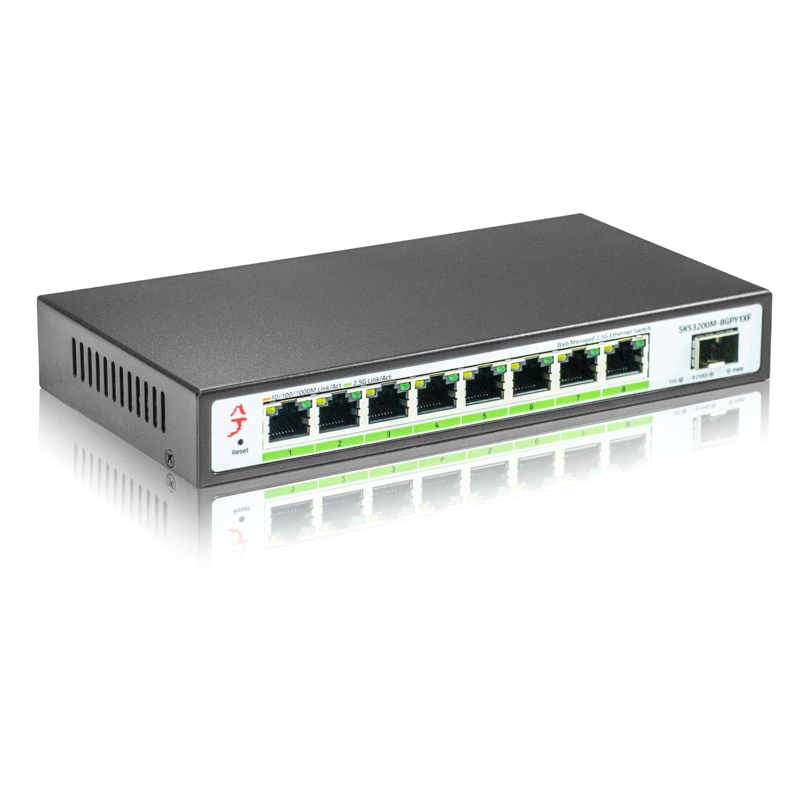 Switch Ethernet Administrado Web Xikestor De 8 Puertos 2.5g