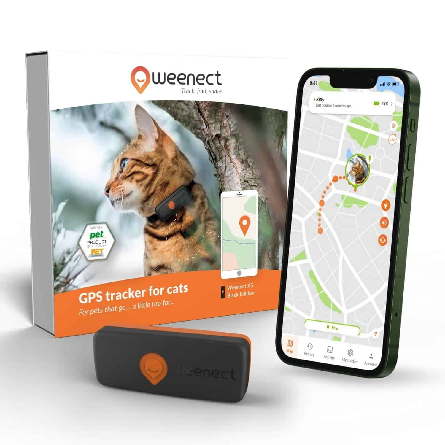 Weenect Cat XS – Nuevo Rastreador GPS para Gatos |