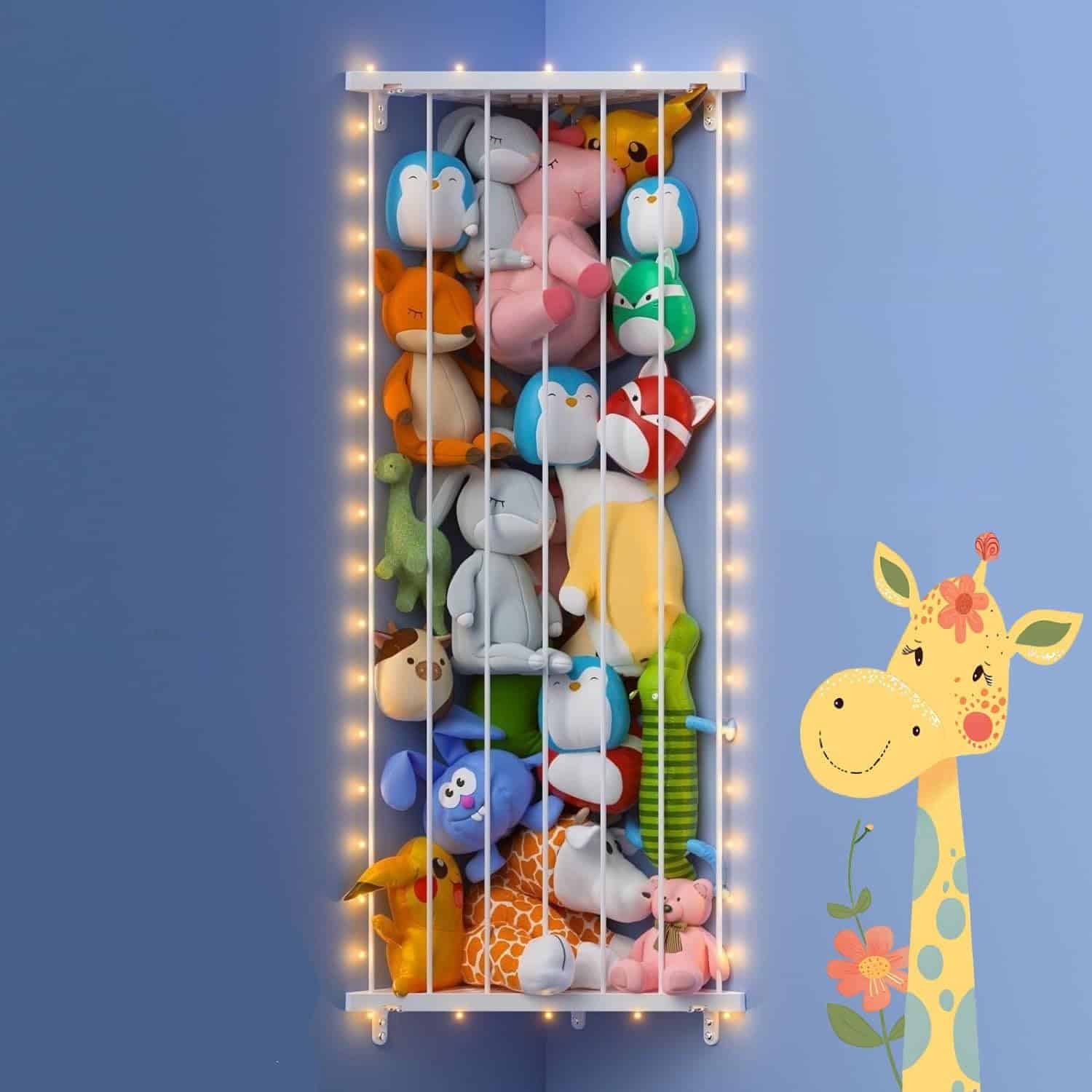Red de Almacenamiento Esquinero para Peluches GGUO -