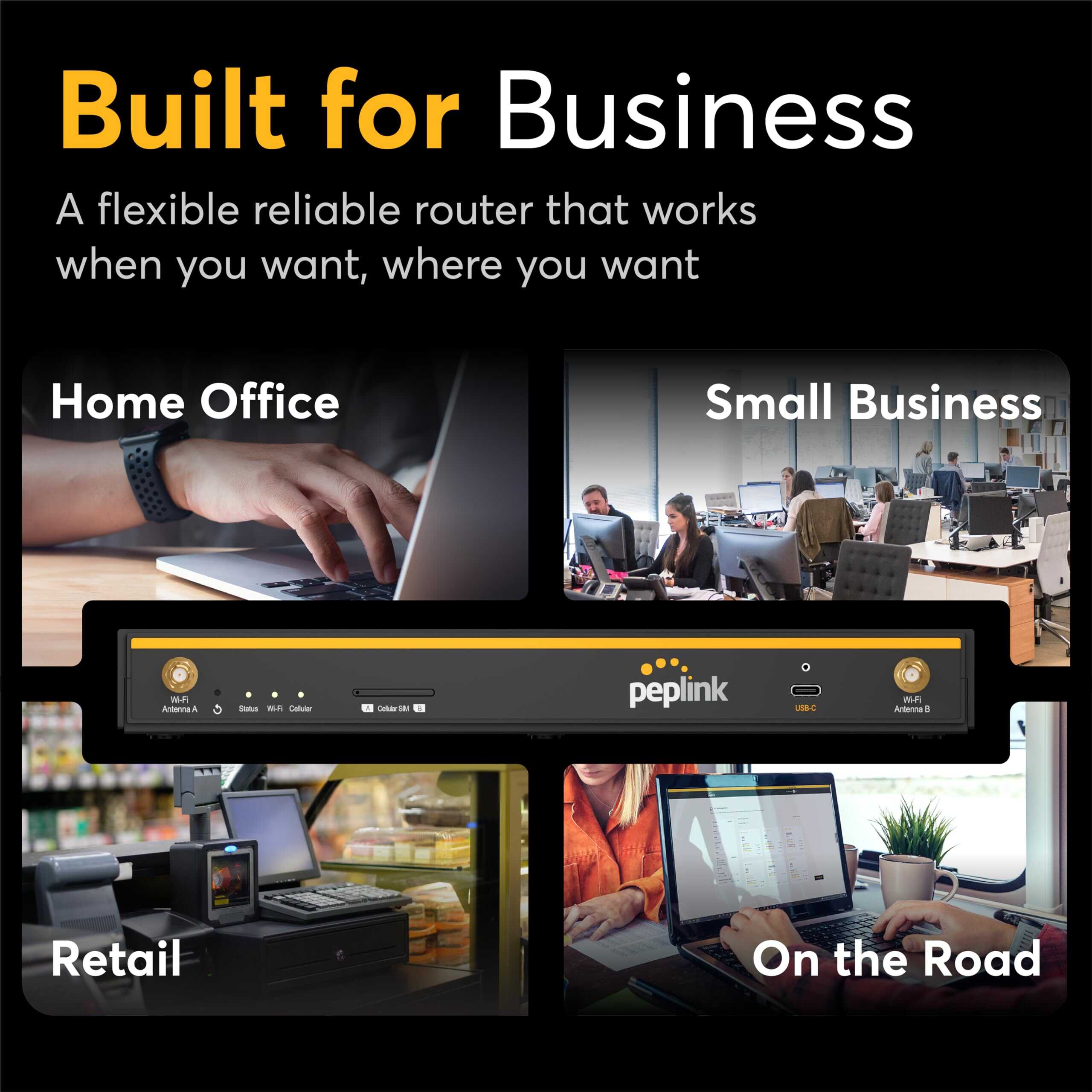 Router Peplink B One 5G - Gigabit Dual WAN para Internet - Imagen 9