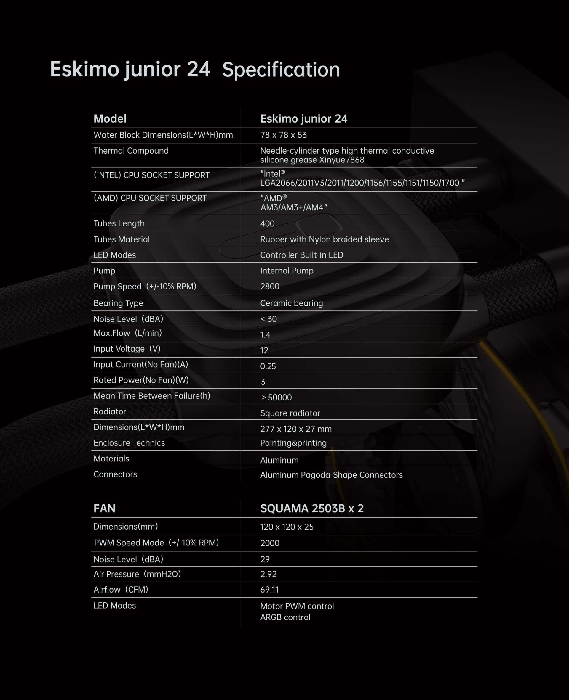 Geometric Future Eskimo Junior - 240mm AIO CPU Liquid - Image 9