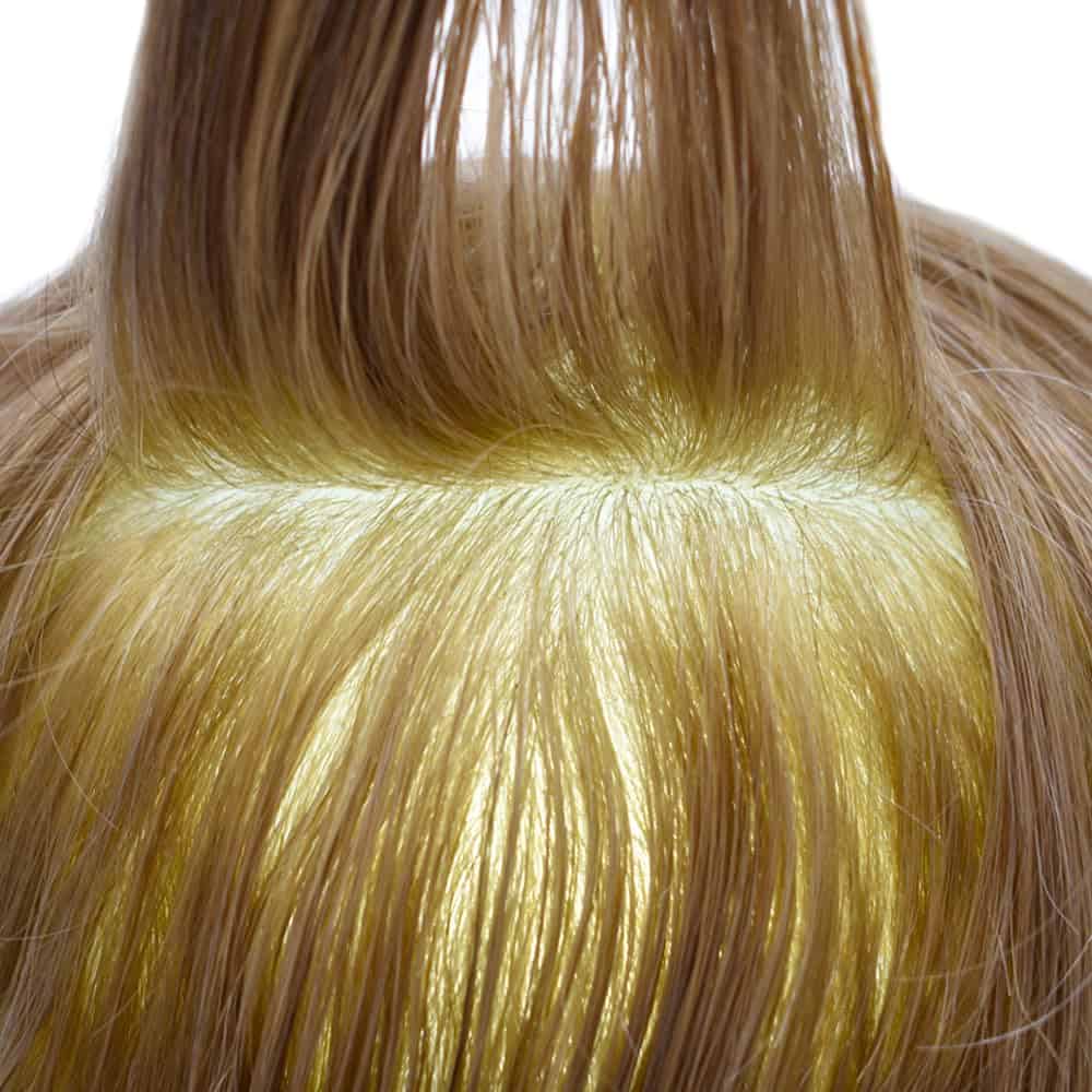Toupee para Hombres Peluca de Piel de Poliuretano Completa - Imagen 6