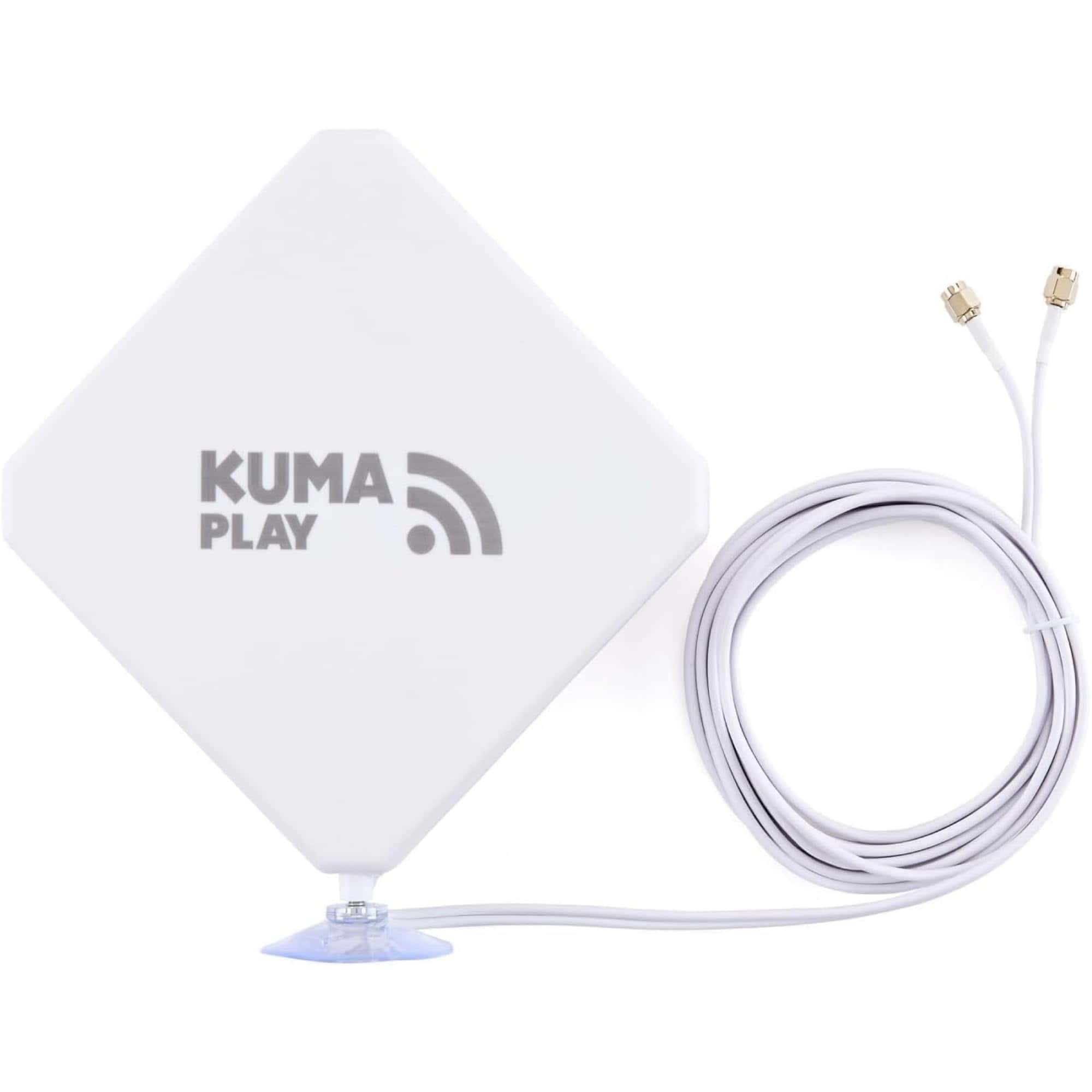 Antena Externa KUMA Play 5G para Router CPE Módem Gateway
