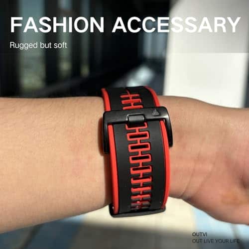 OUTVI 26mm Banda de Reloj de Repuesto para Garmin Fenix 6x - Image 5