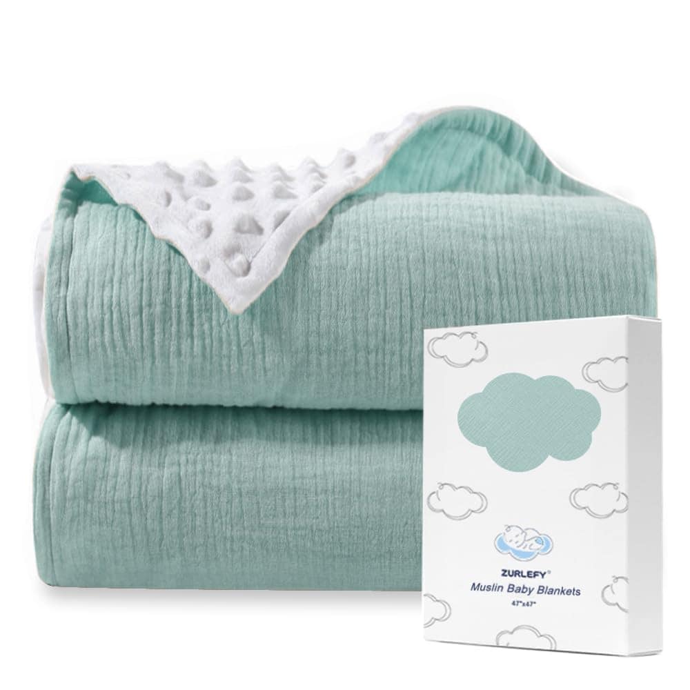 Mantas para Bebé Azul Claro ZURLEFY para Niños, Manta de