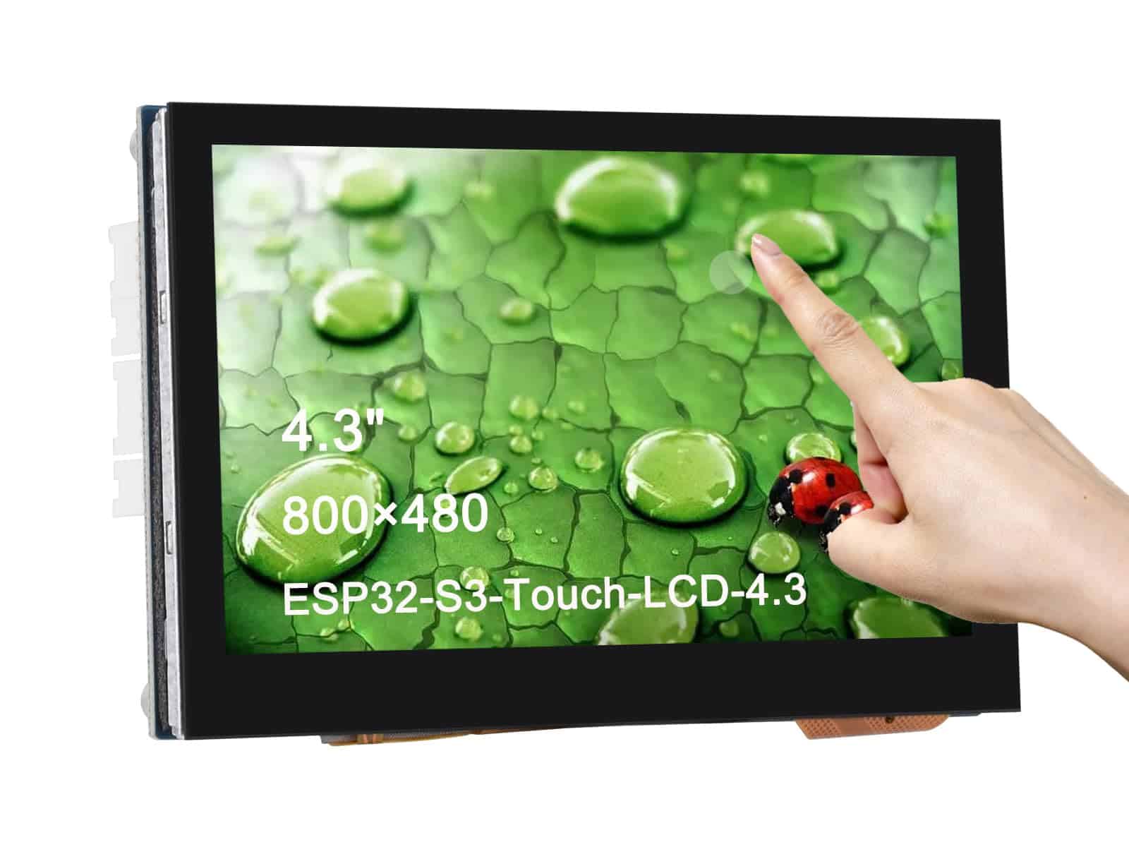 Pantalla táctil capacitiva de 4.3 pulgadas basada en la