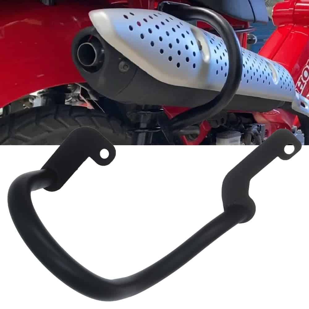 Protector de Escape Negro FENGYEMOTO Compatible con Honda