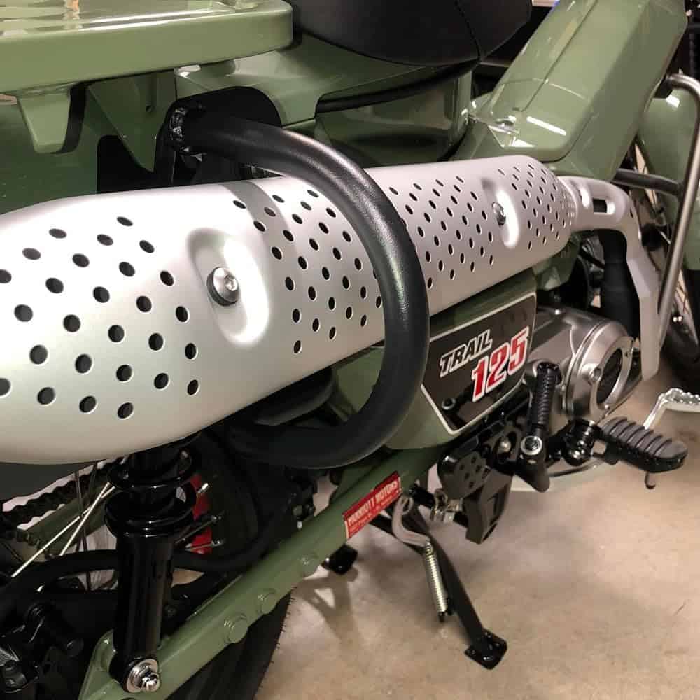 Protector de Escape Negro FENGYEMOTO Compatible con Honda - Imagen 3