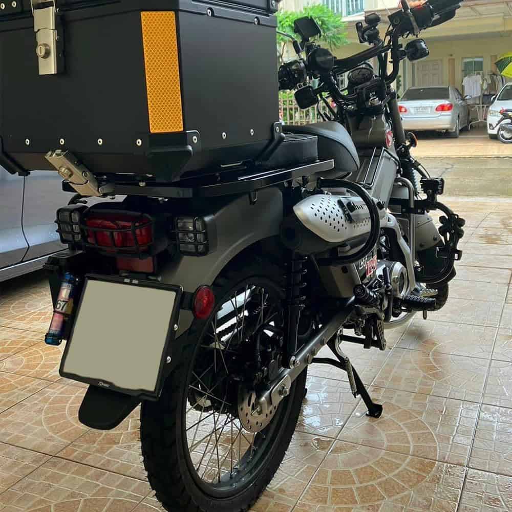 Protector de Escape Negro FENGYEMOTO Compatible con Honda - Imagen 5