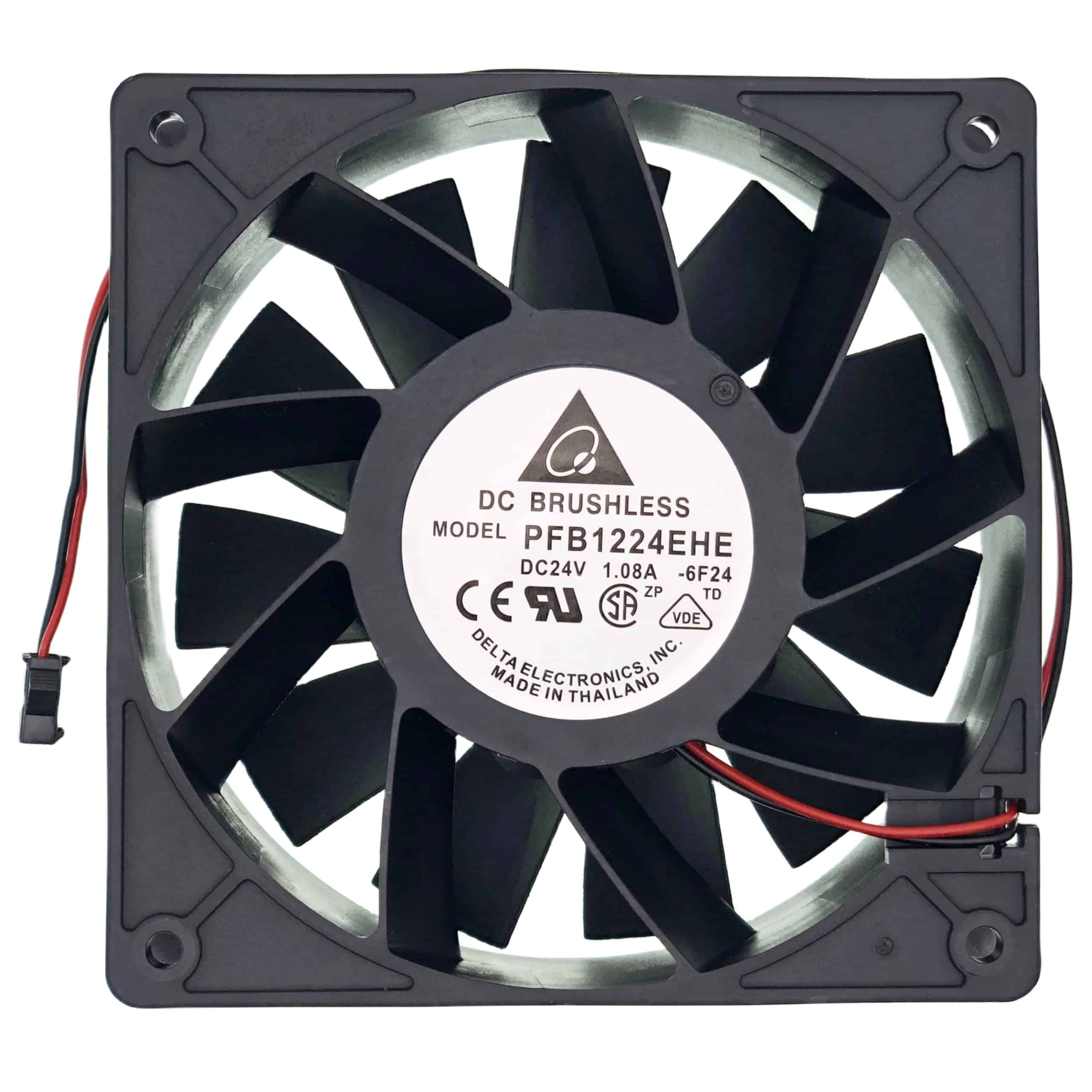 Ventilador de refrigeración para Delta PFB1224EHE-6F24, 24V