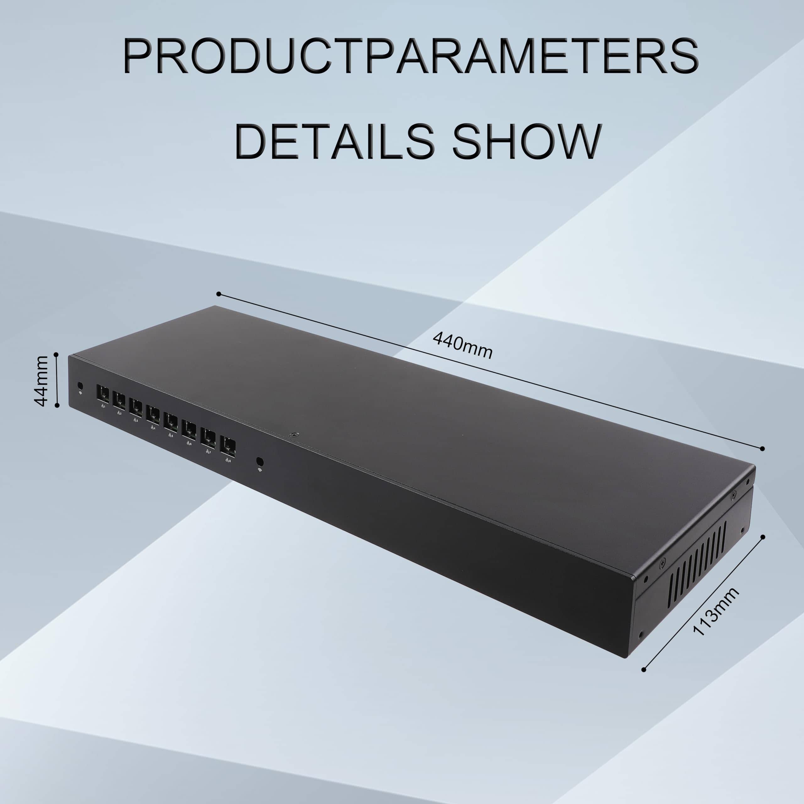 KETUOPU 1U Rack Mini PC Firewall Router K4305U8 con Celeron - Image 6