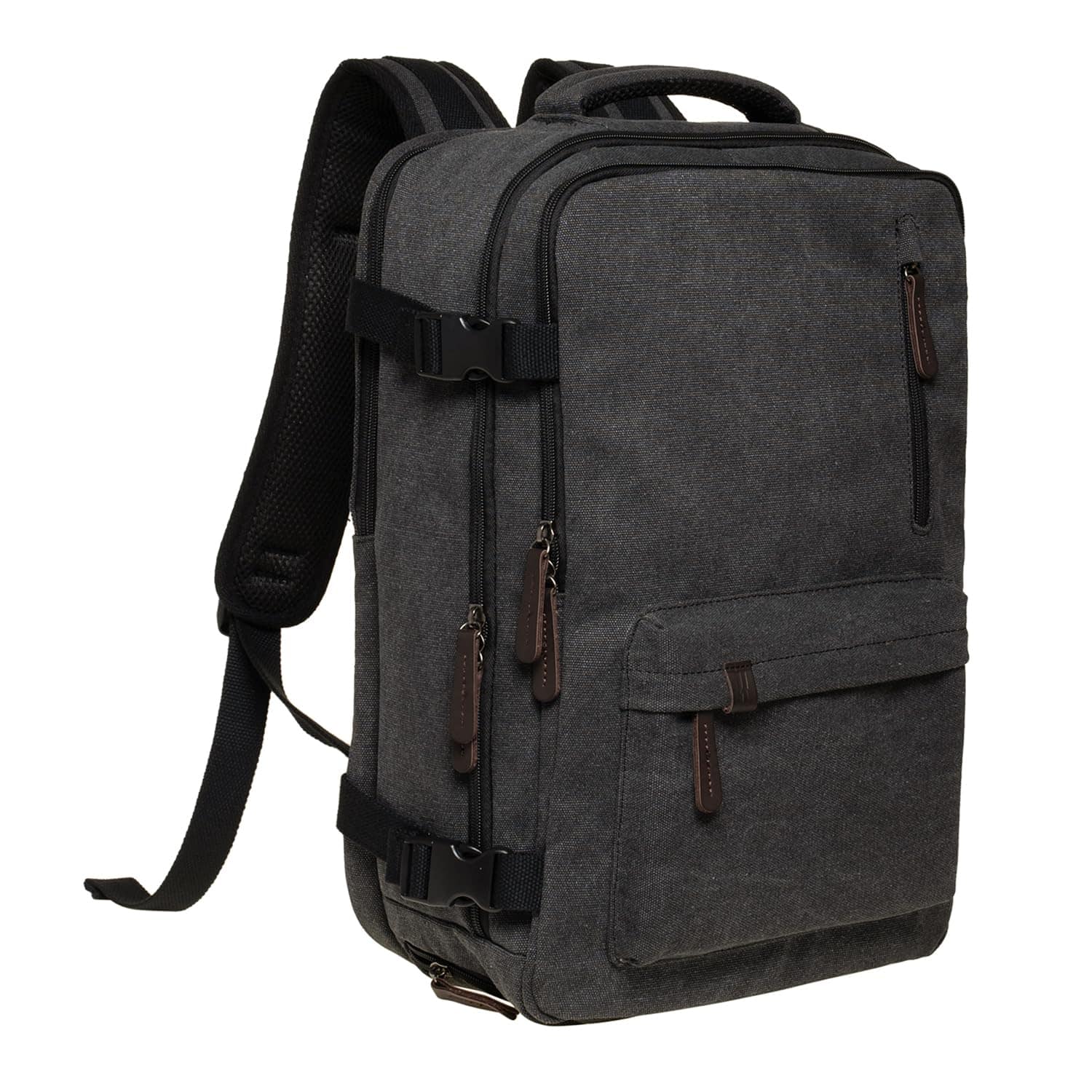 Mochila de Viaje de Lona KAUKKO, Artículo -Negro