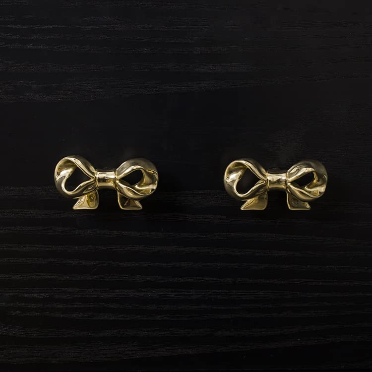 Conjunto de 4 Perillas de Oro de Latón para Cómodas, - Imagen 5
