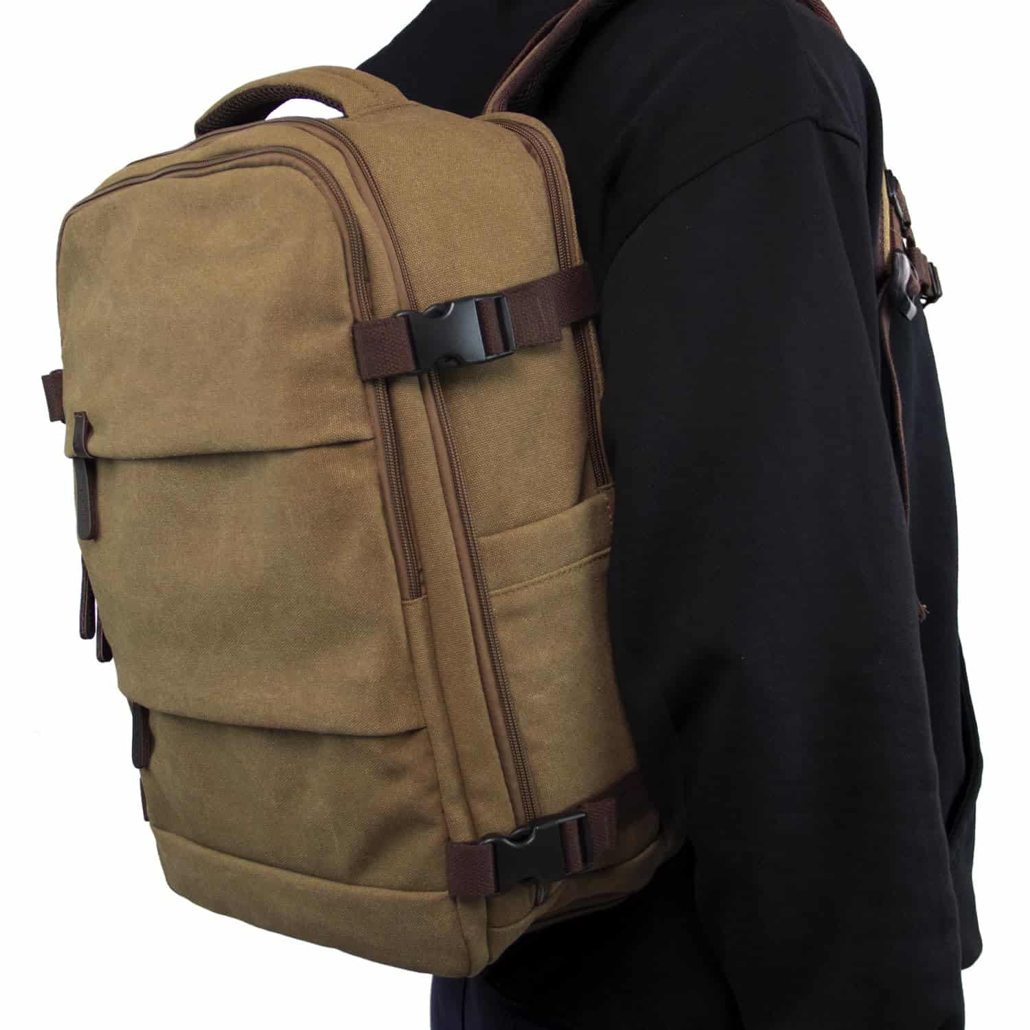 Mochila de Viaje de Lona KAUKKO, Gran Capacidad con - Image 8