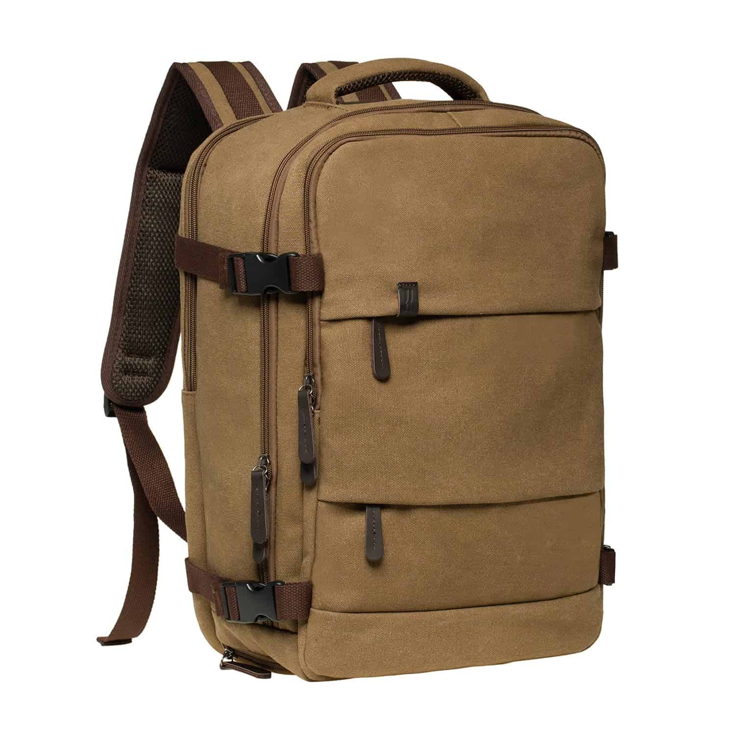 Mochila de Viaje de Lona KAUKKO, Gran Capacidad con