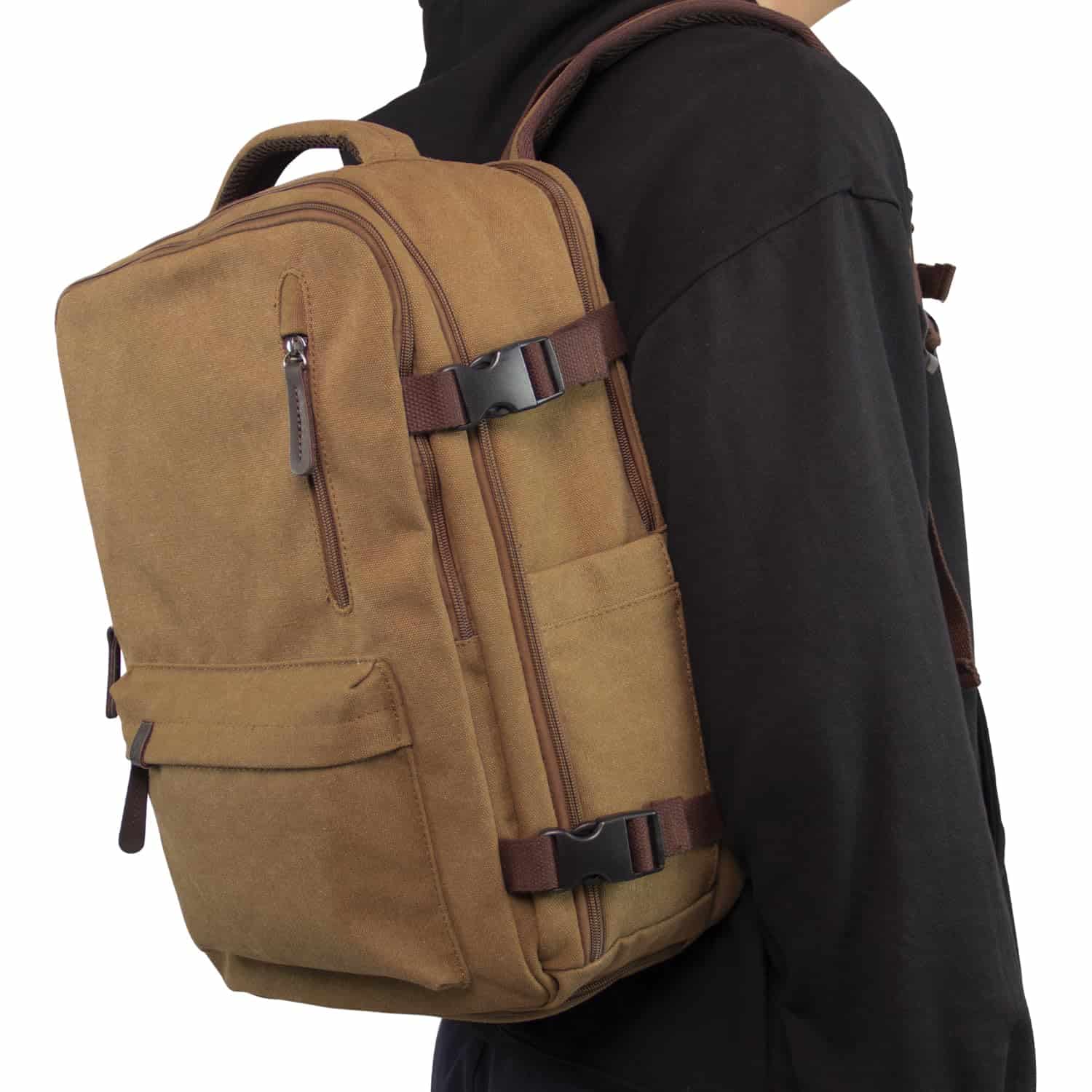 Mochila de Viaje de Lona KAUKKO, Equipaje Personal Aprobado - Image 8