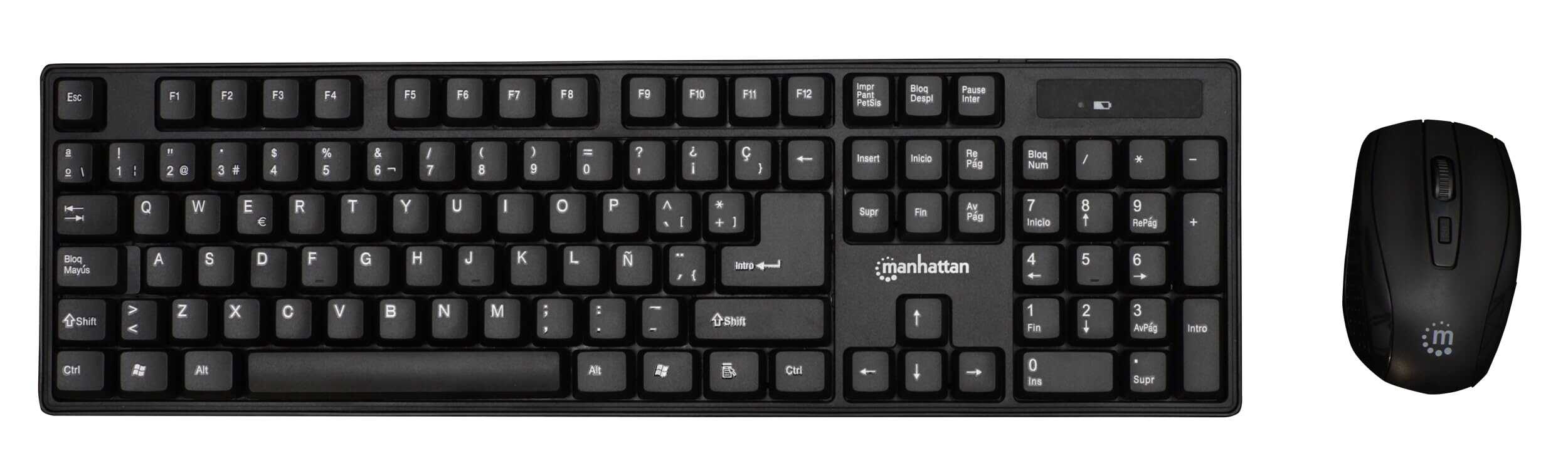 Combo de Teclado y Mouse Inalámbricos Manhattan, Juego de - Imagen 6