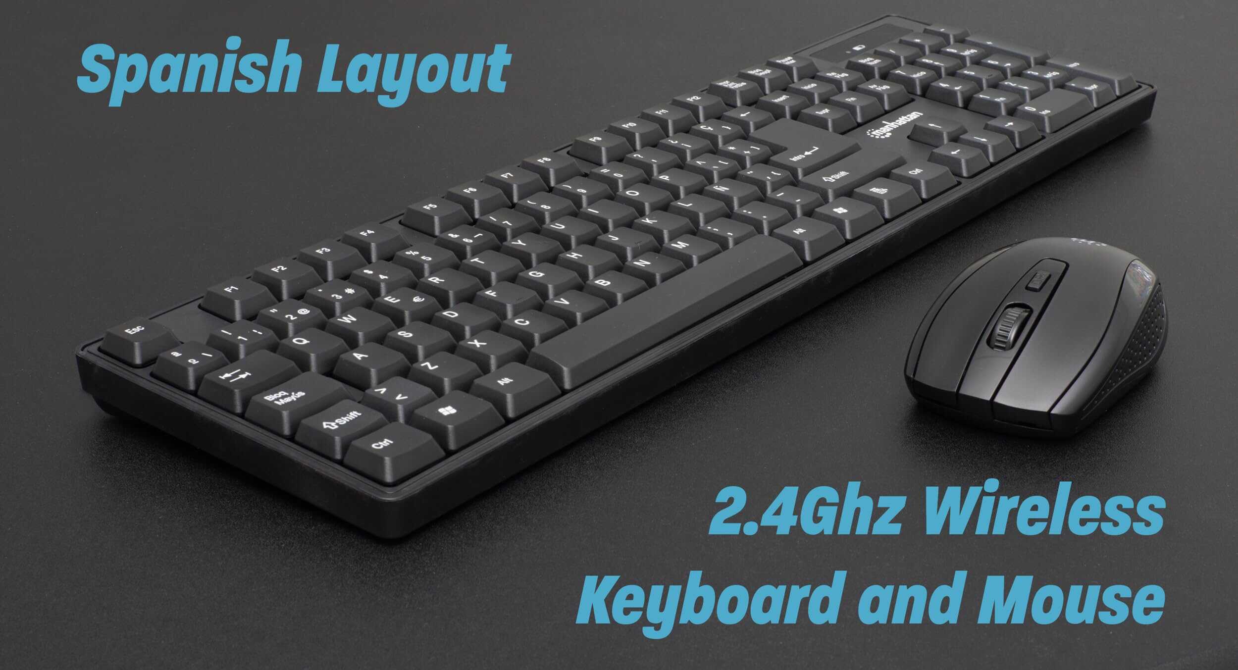 Combo de Teclado y Mouse Inalámbricos Manhattan, Juego de - Imagen 3