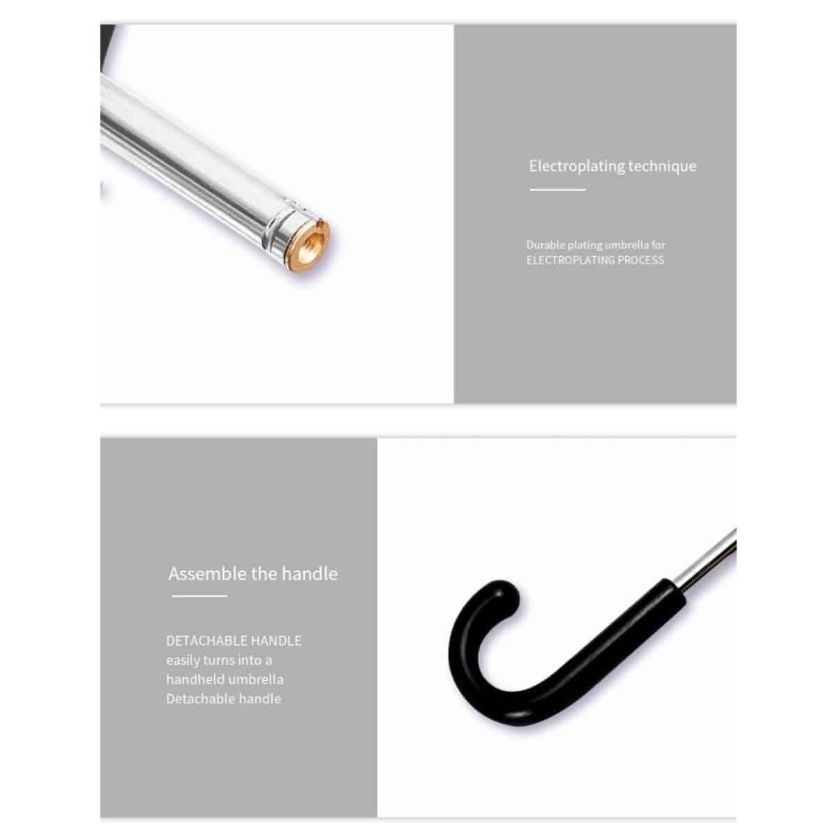 Sombrilla universal para cochecito de bebé Cajuca con - Imagen 8