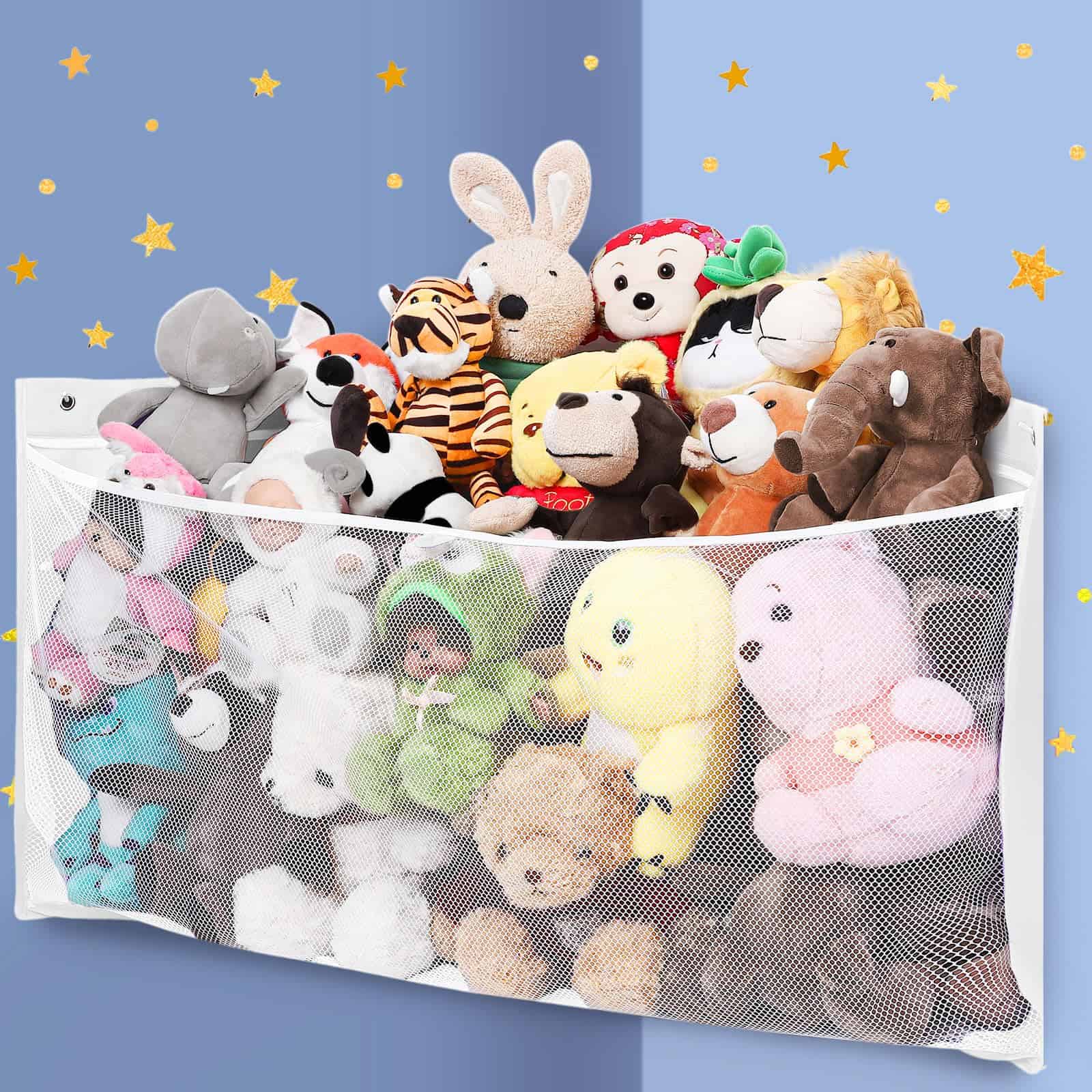 Almacenamiento Grande de Esquina para Peluches ANROYE,