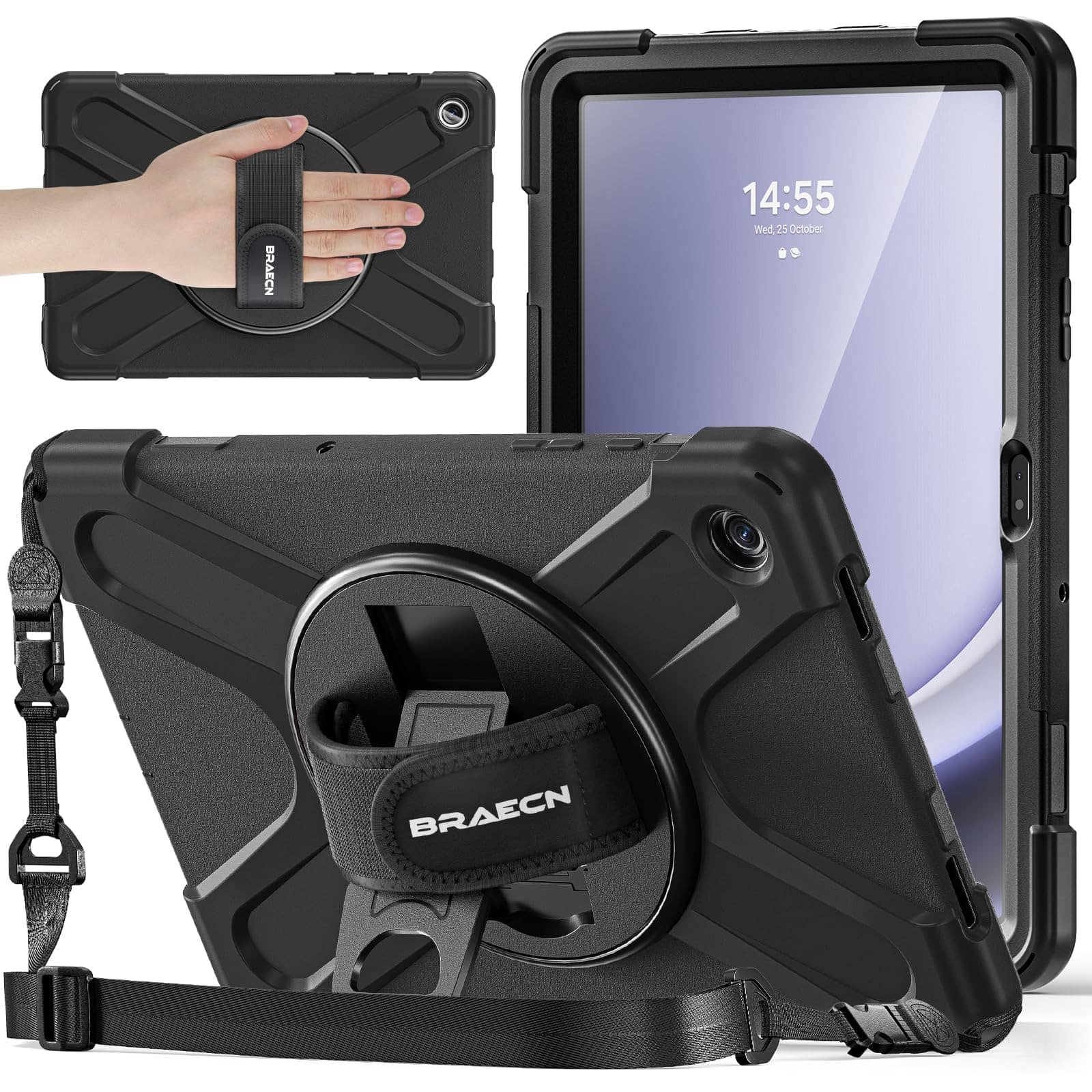 Funda BRAECNstock para Samsung Galaxy Tab -Negro