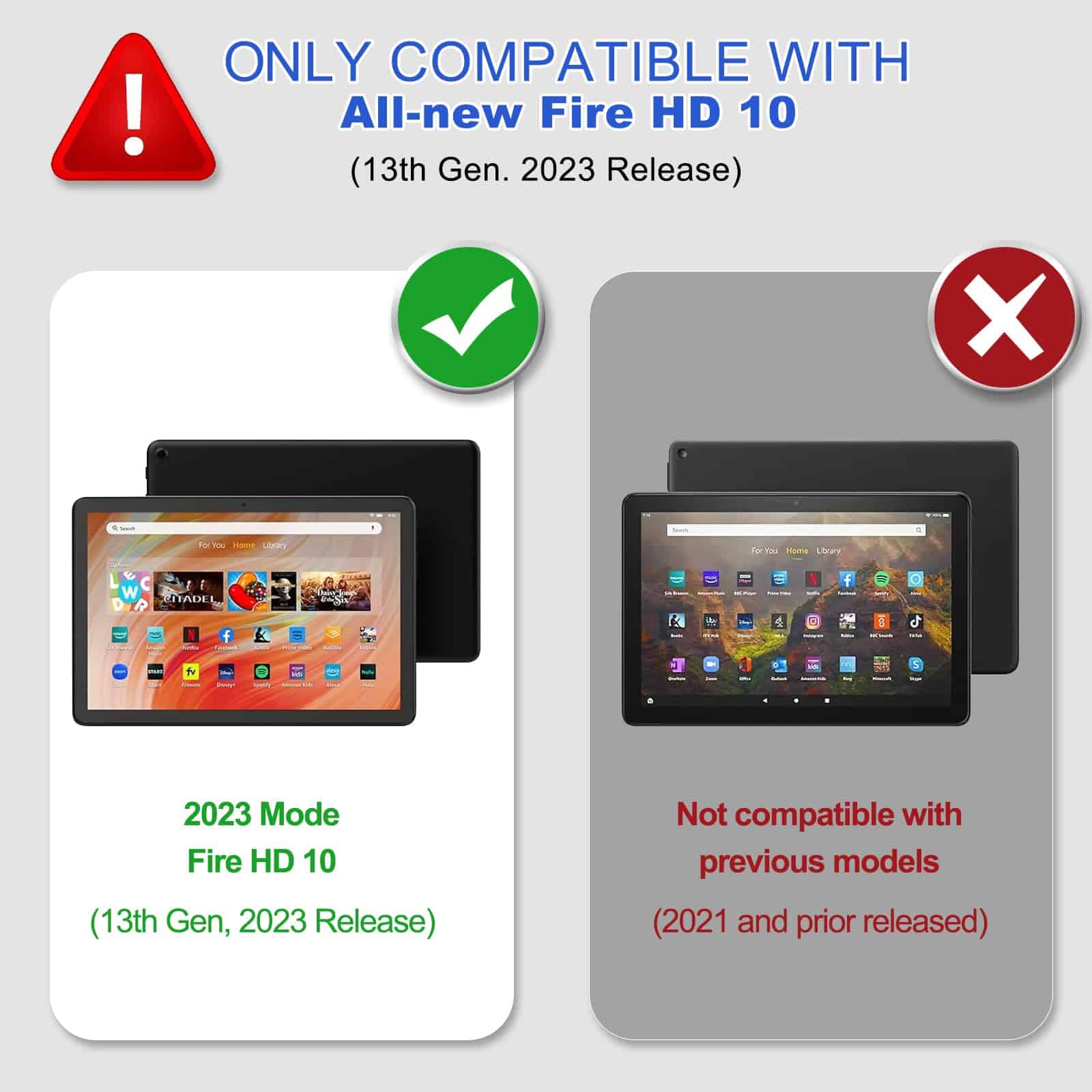 Funda BRAECNstock para Amazon Fire HD 10 Tablet (13a - Image 3