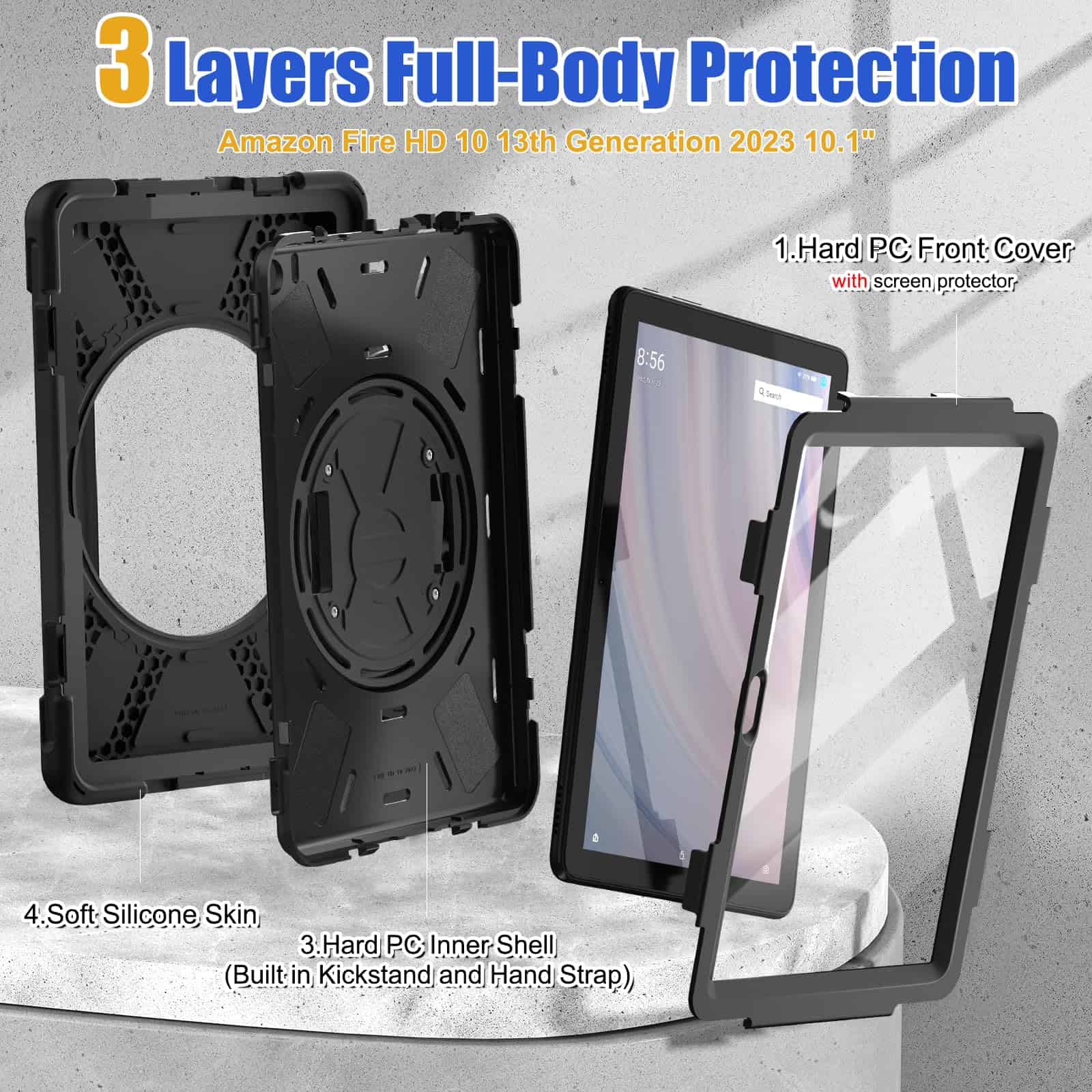 Funda BRAECNstock para Amazon Fire HD 10 Tablet (13a - Image 8