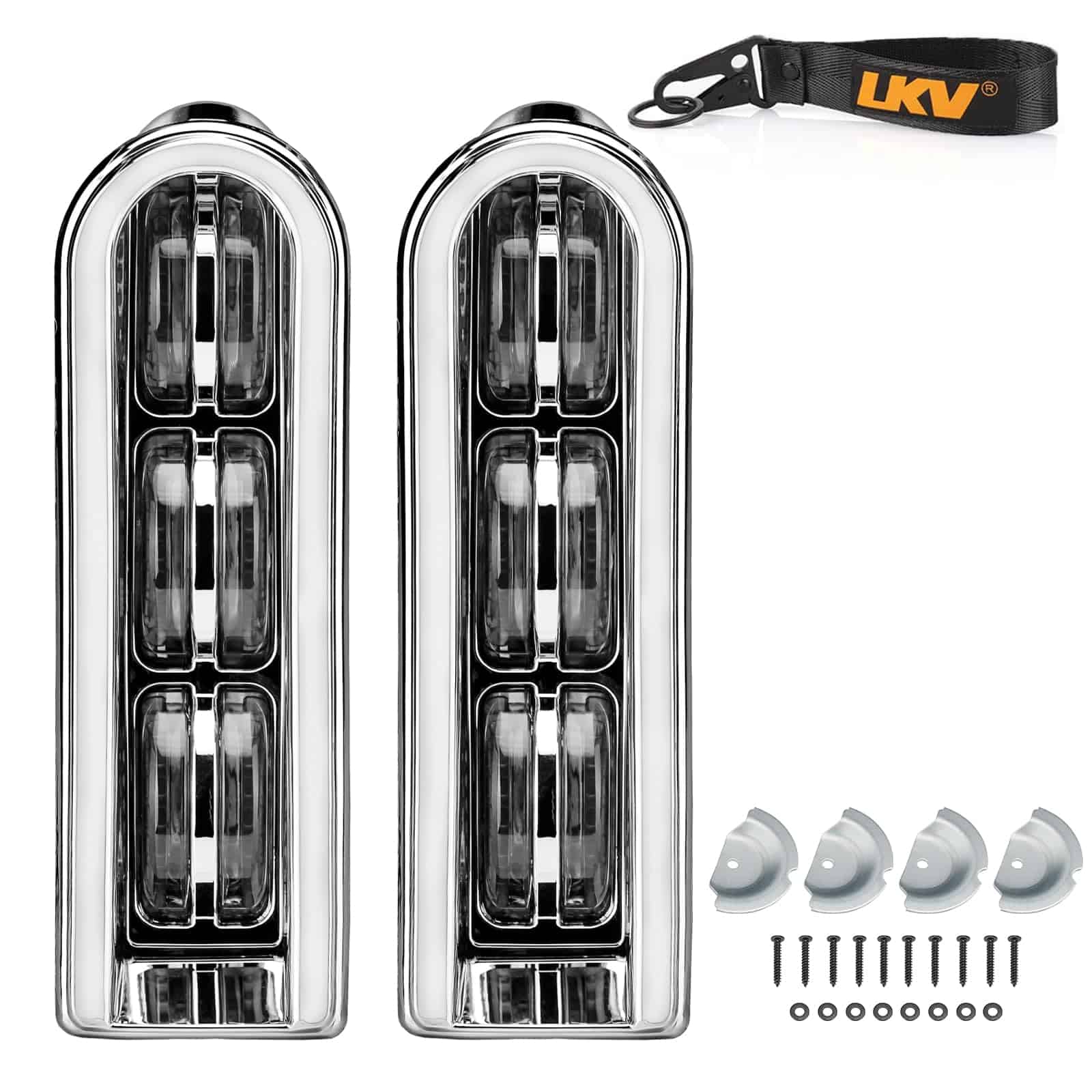 Luz LED de Deflector de maleta trasera para motocicleta LKV