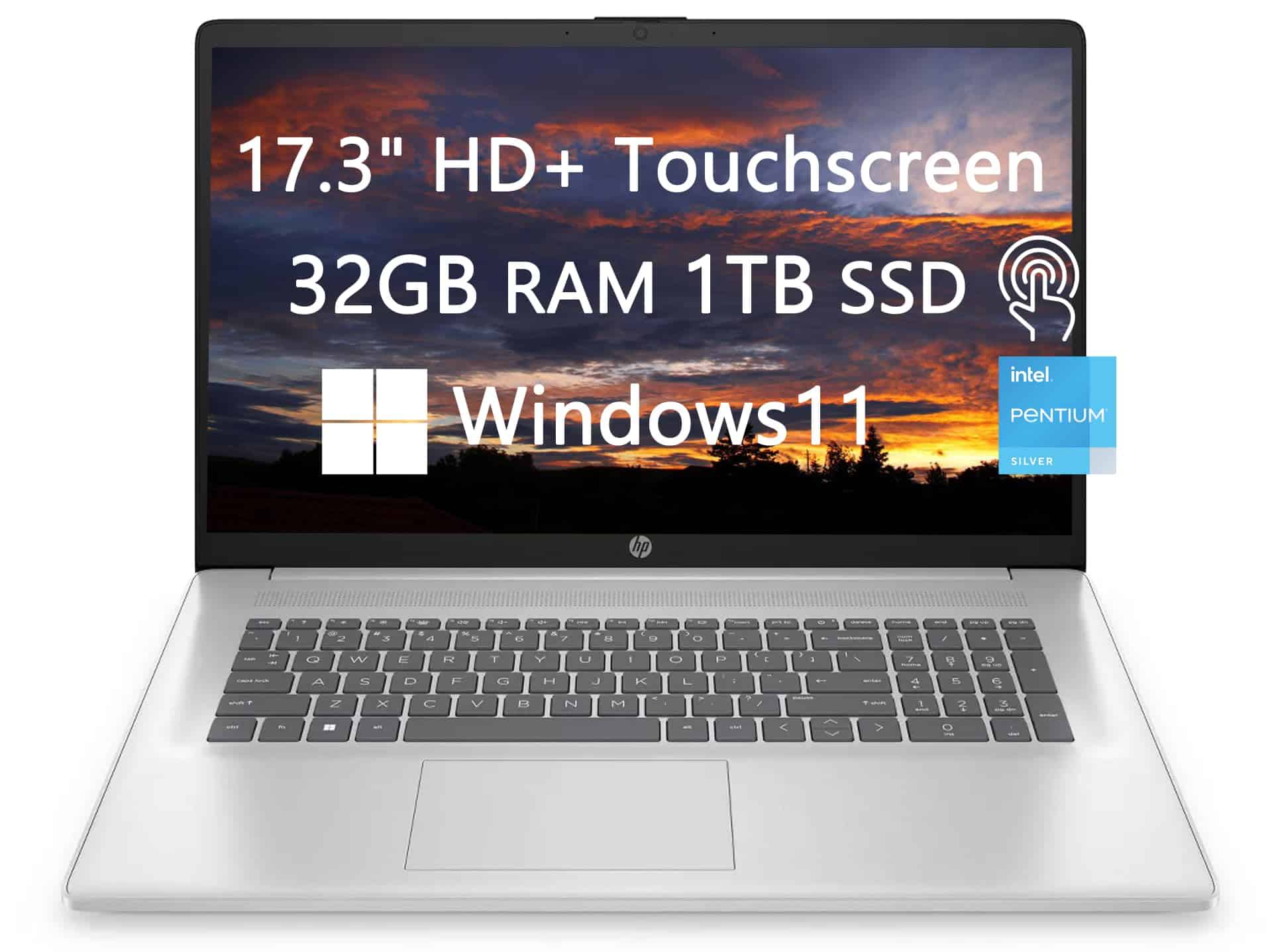Laptop HP 17.3” Intel Pentium N5030 1TB 32RAM Win 11 Home