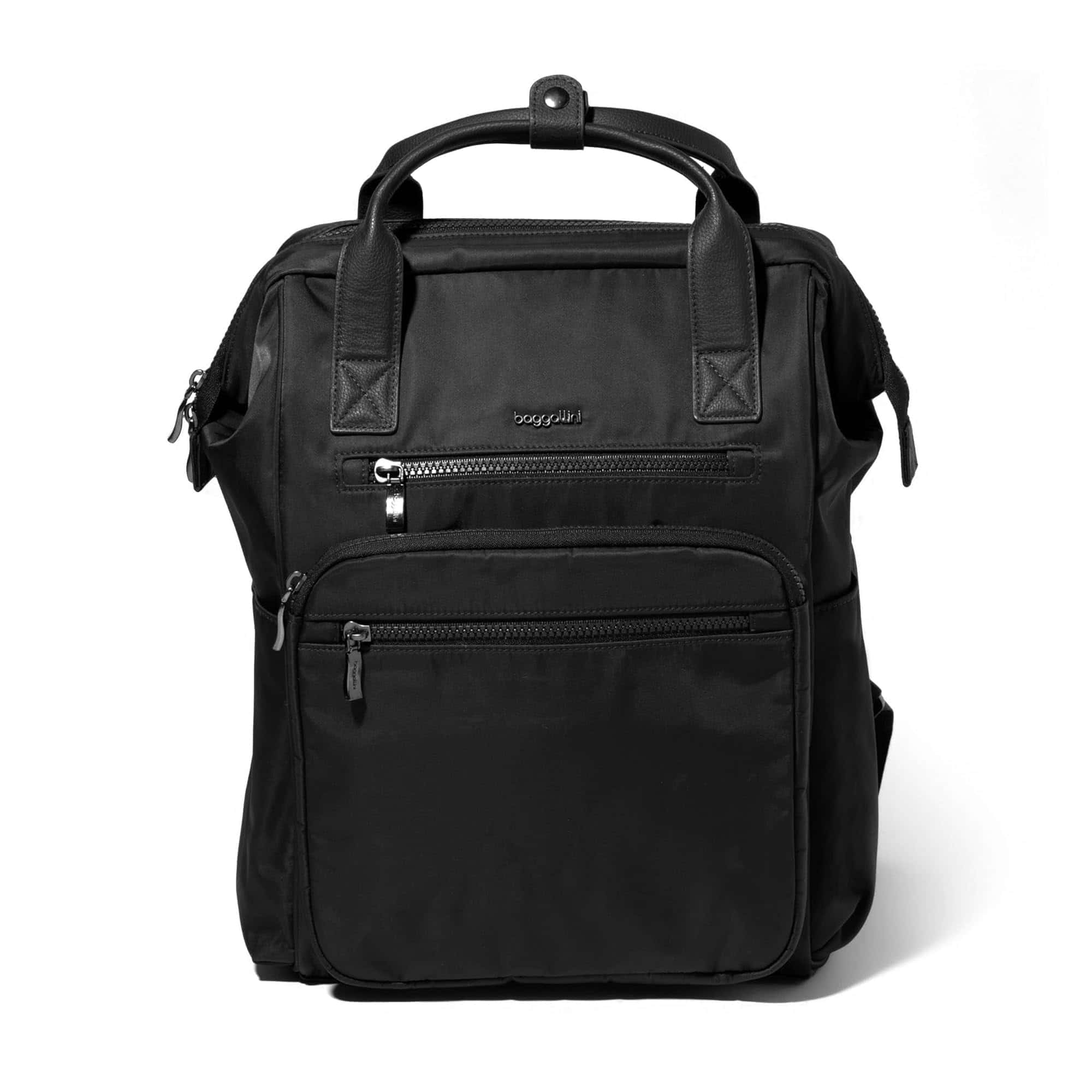 Mochila para Laptop Baggallini Chelsea, Negro Twill