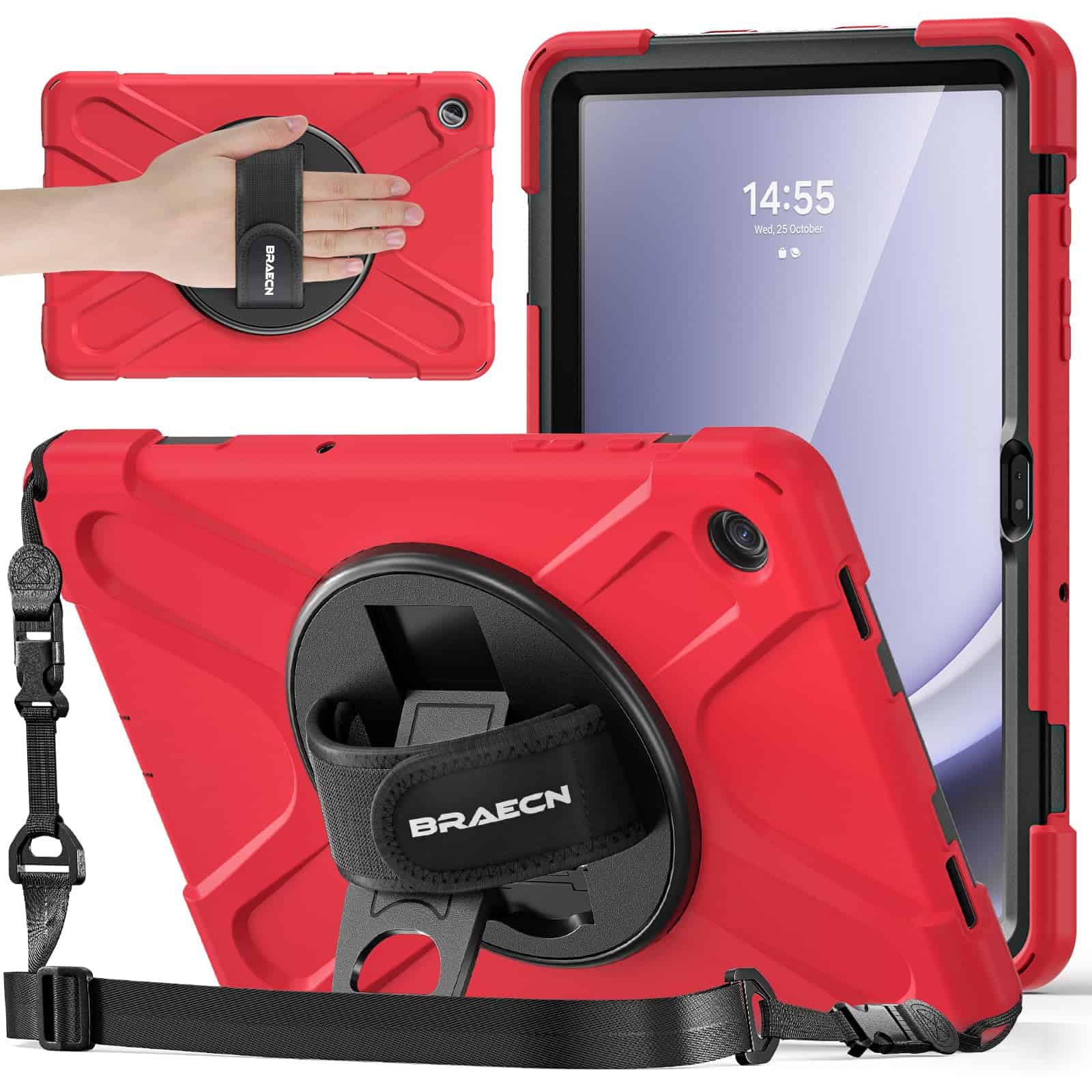 Funda BRAECNstock para Samsung Galaxy Tab -Rojo