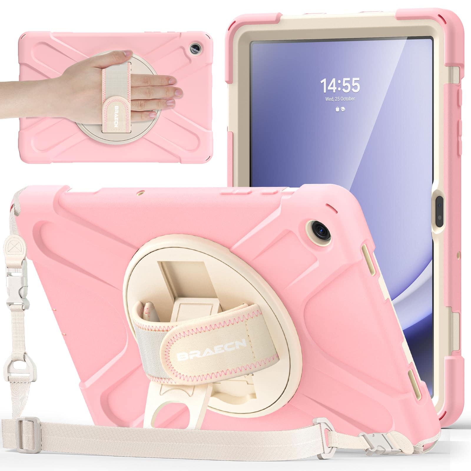 Funda para niños BRAECNstock para Samsung -Sakura Pink